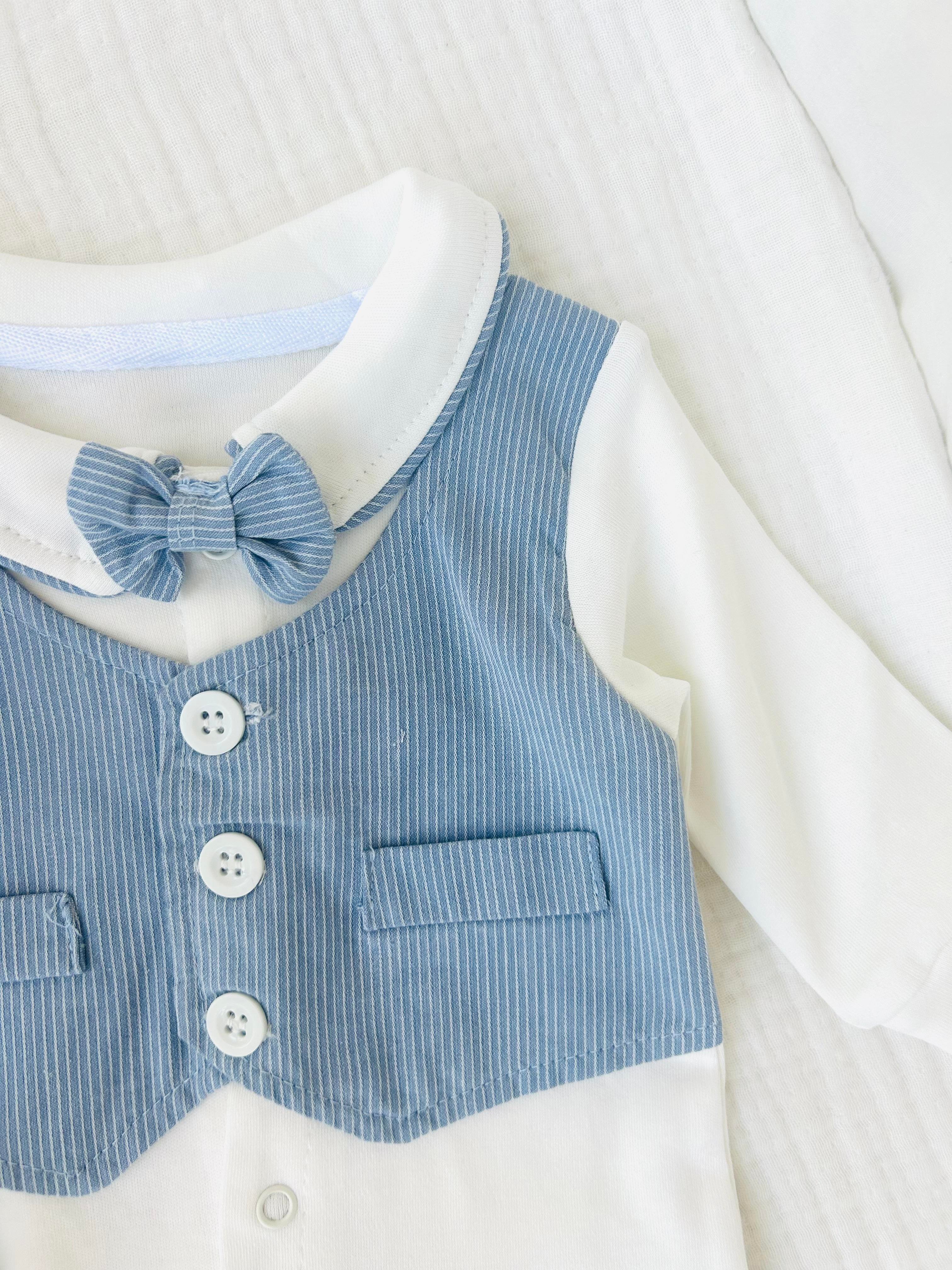 Dexter Erkek Bebek Tulum - Mavi