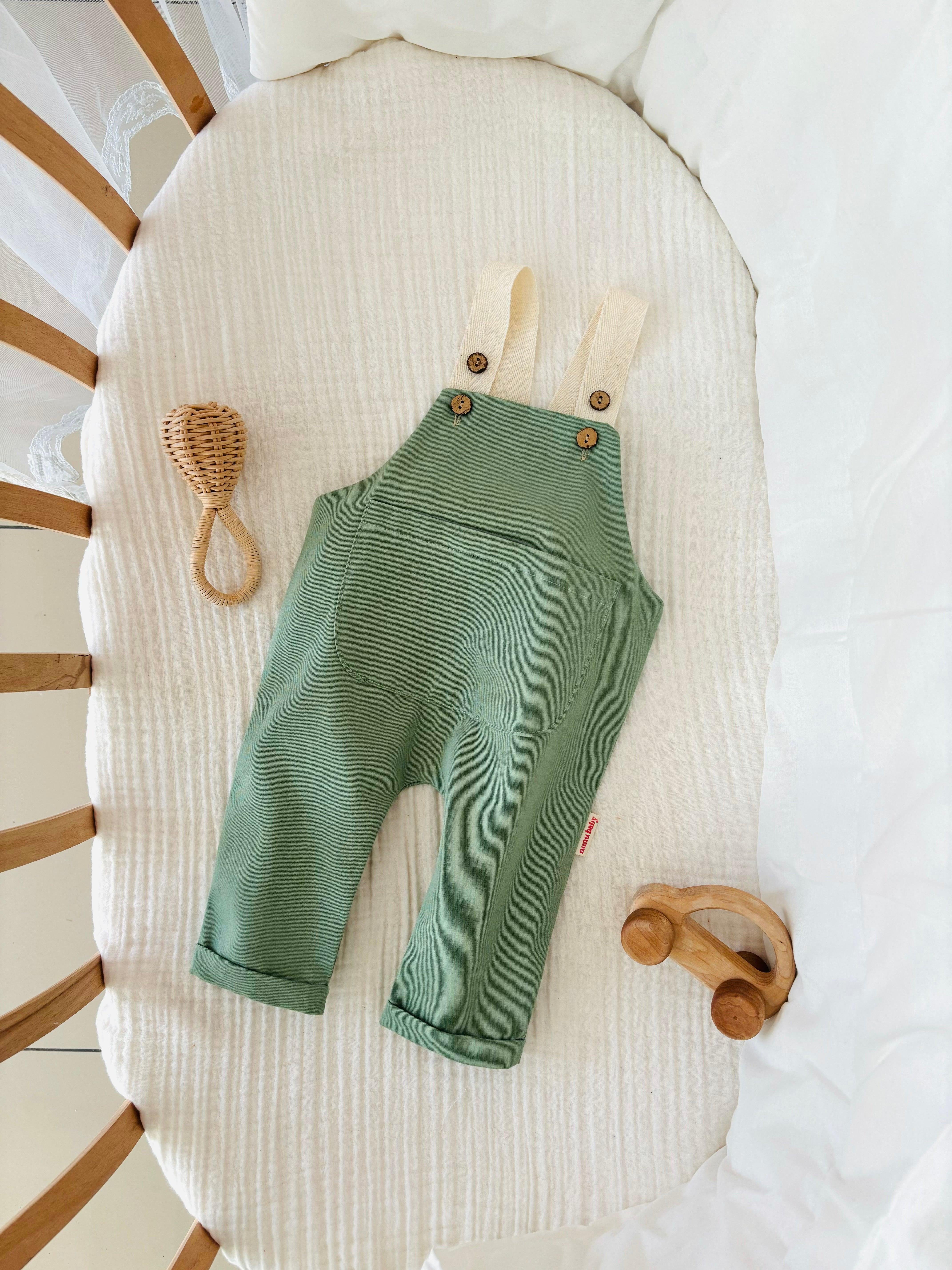 Edward Kanvas Salopet - Yeşil