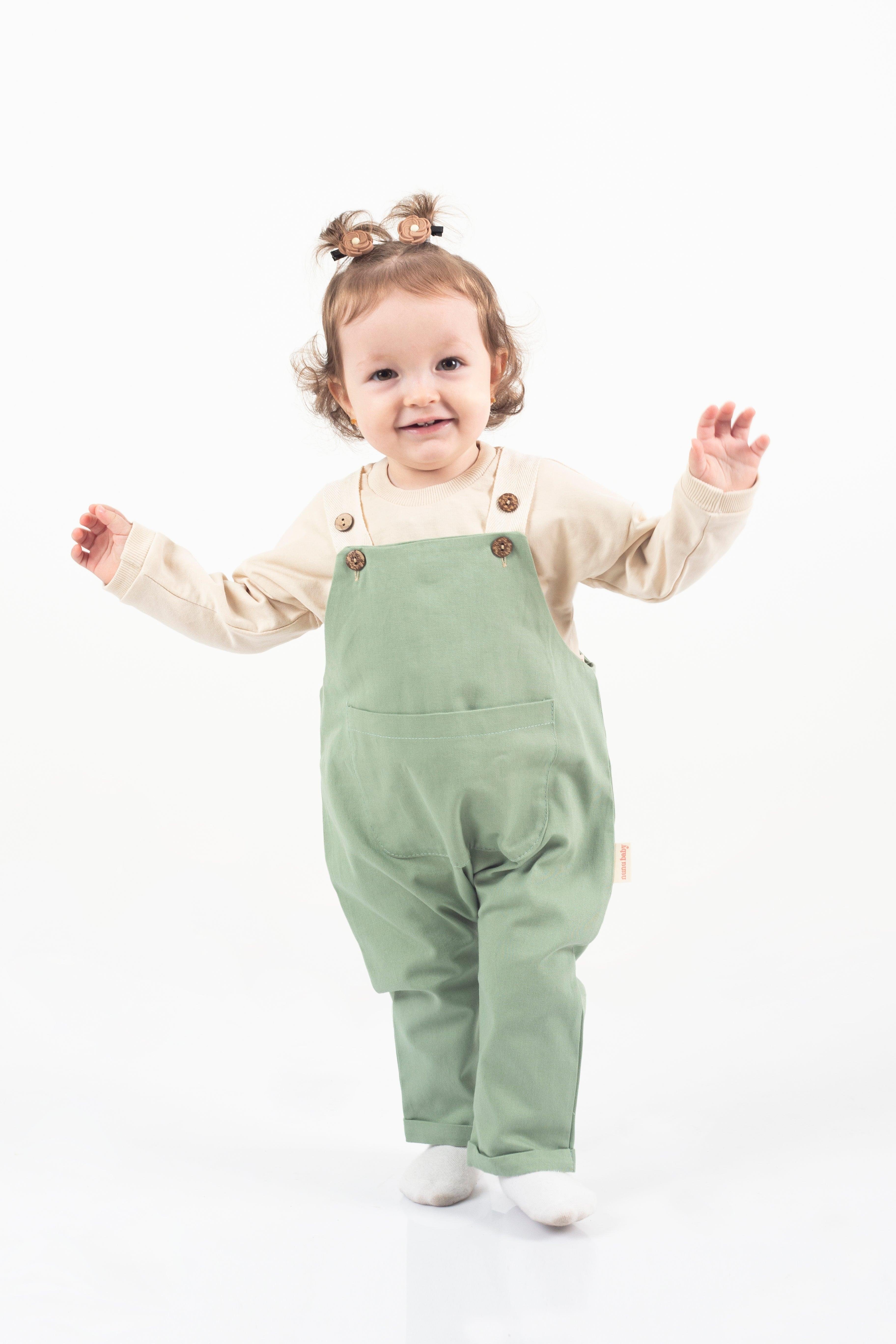 Edward Kanvas Salopet - Yeşil