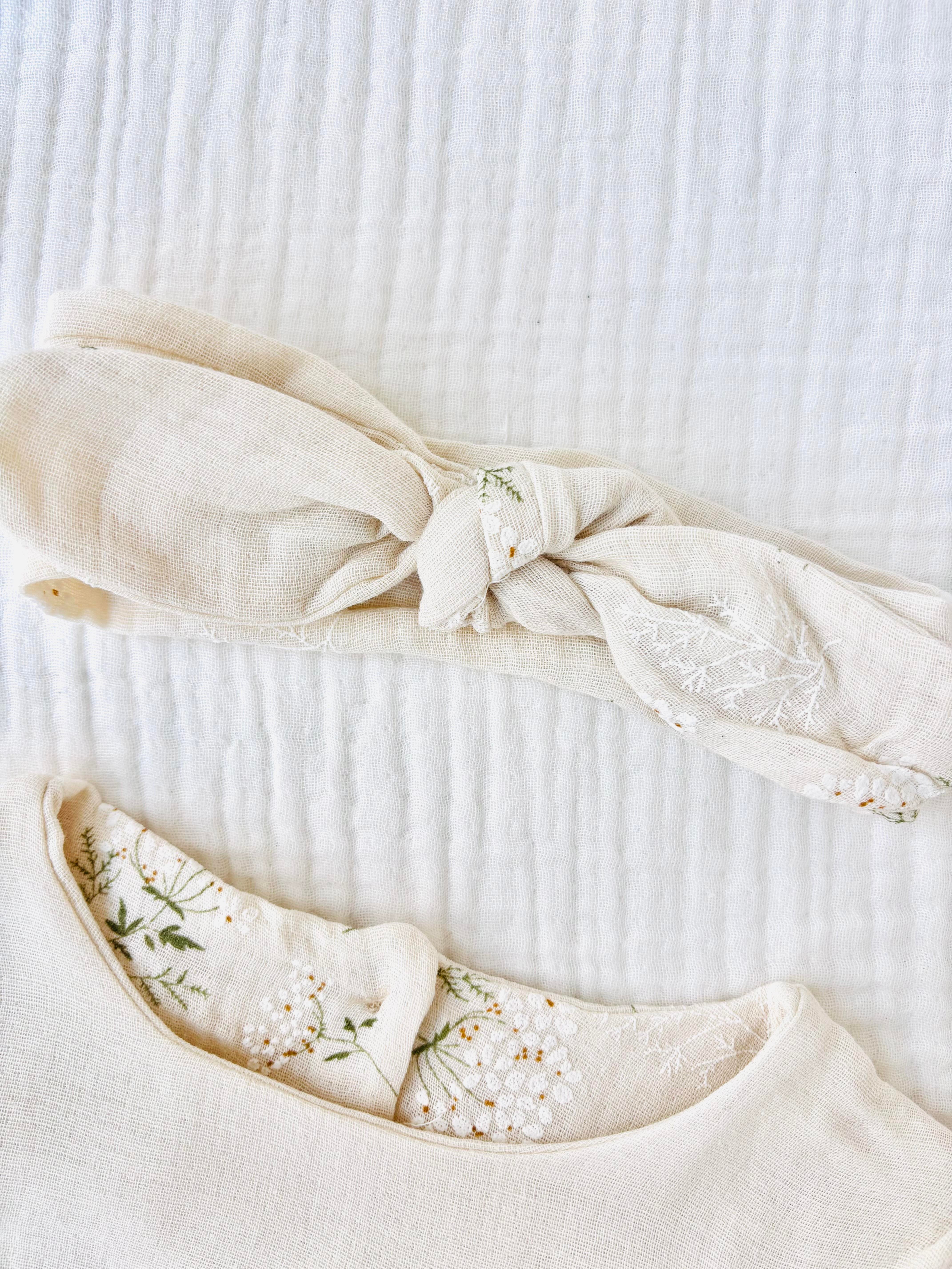 Elena Bandanalı Romper - Yeşil