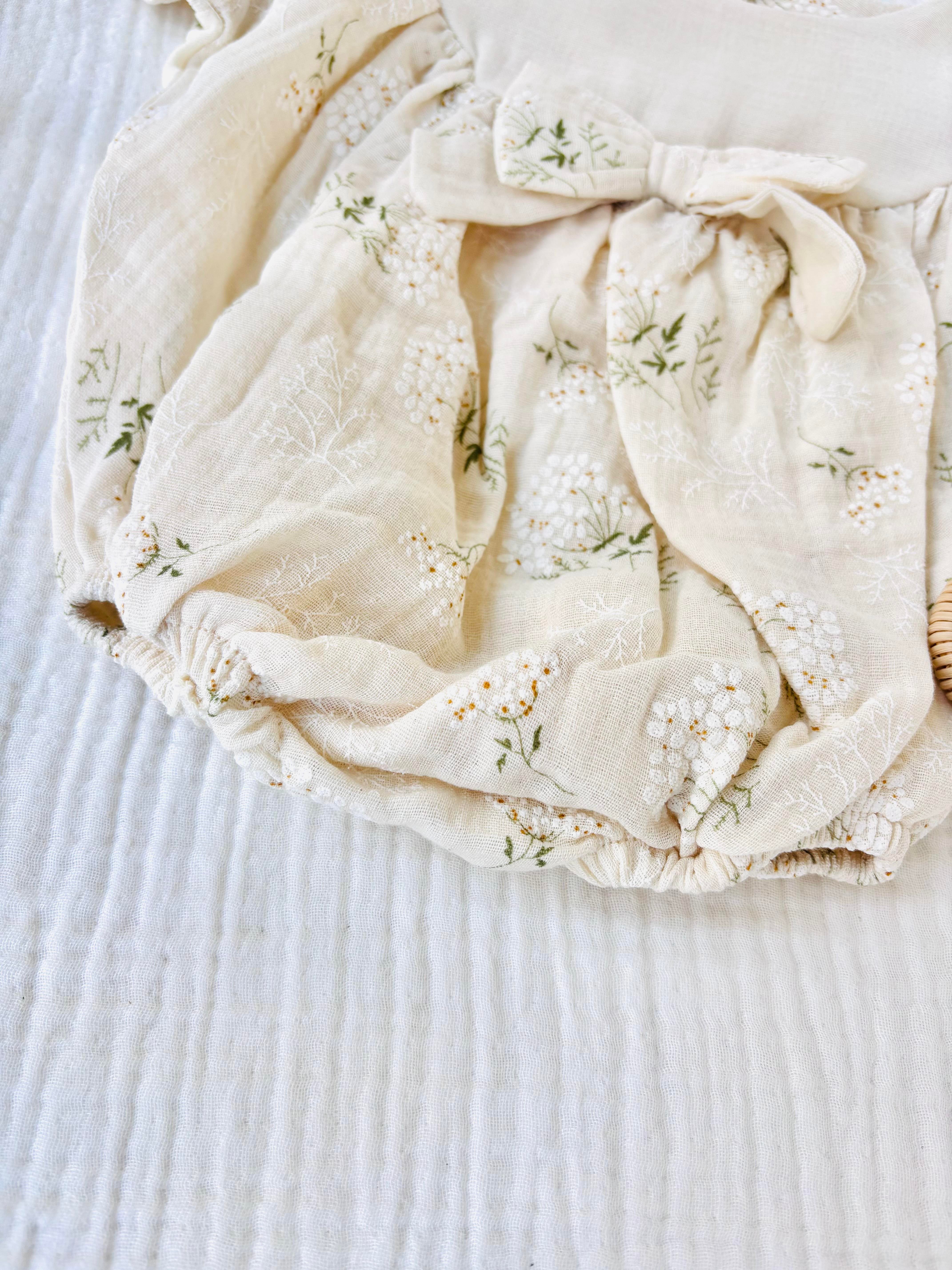 Elena Bandanalı Romper - Yeşil