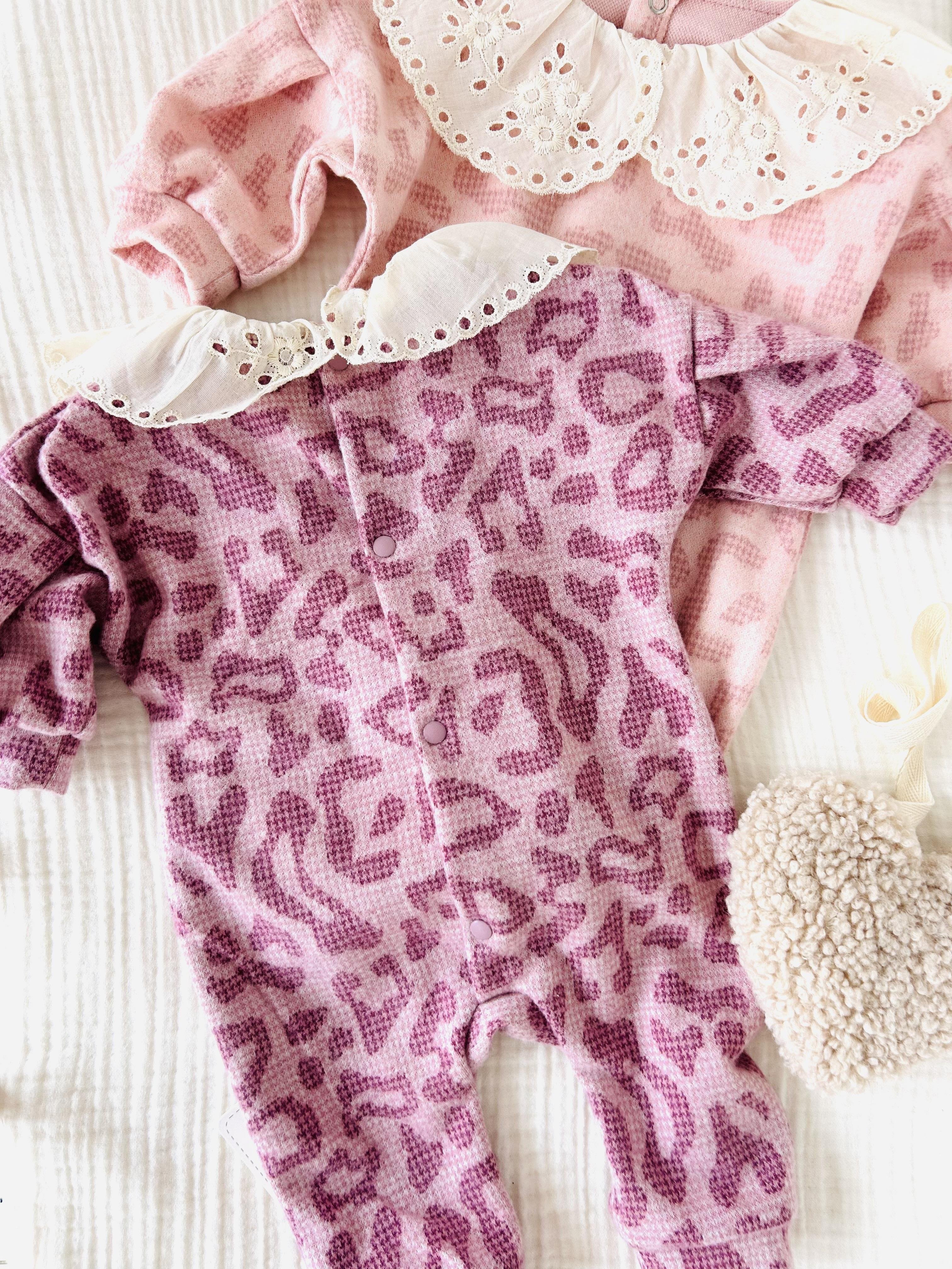 Emily Leopar Desenli Tulum - Mor