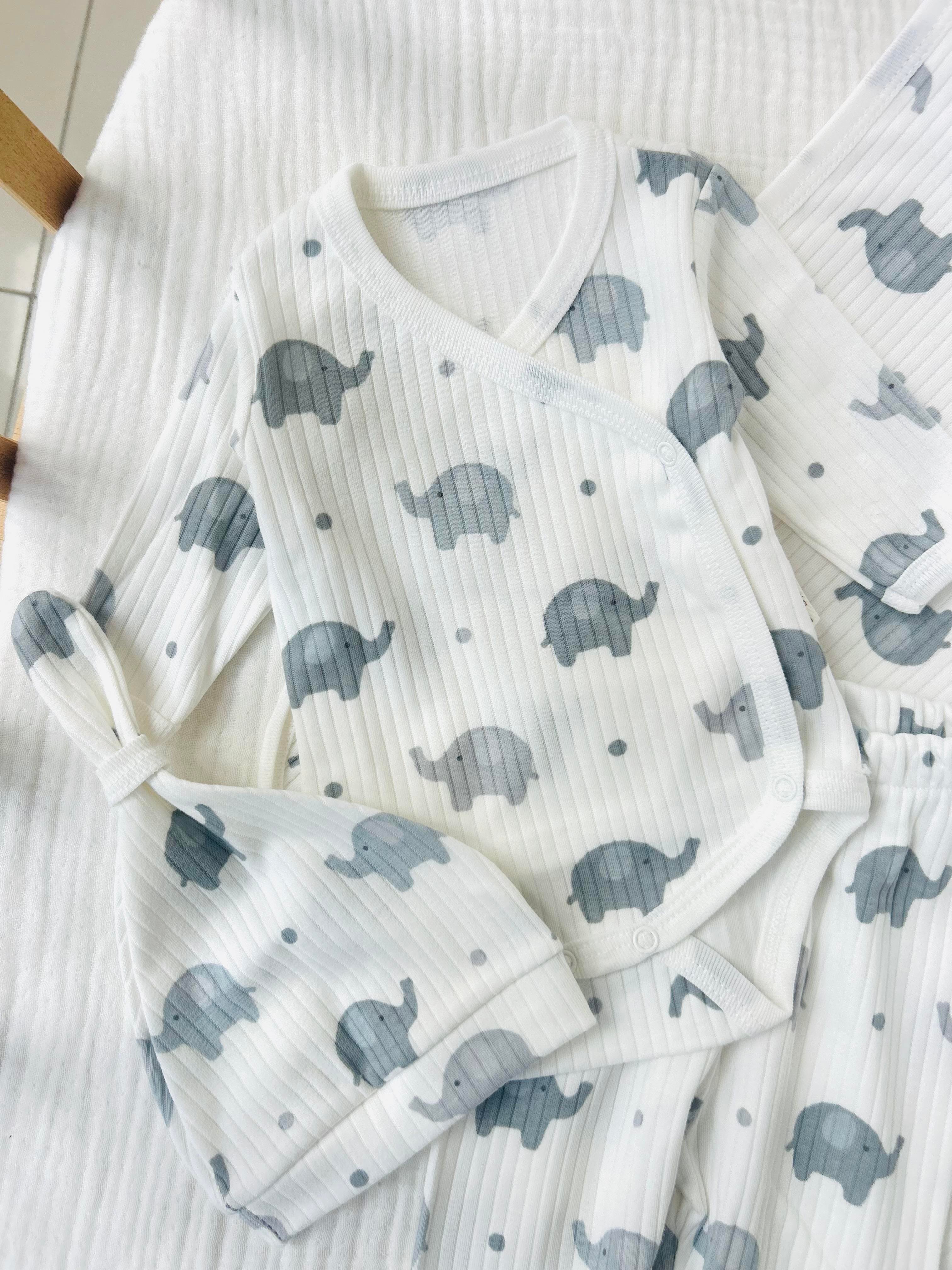 Fil Desenli Battaniyeli Set