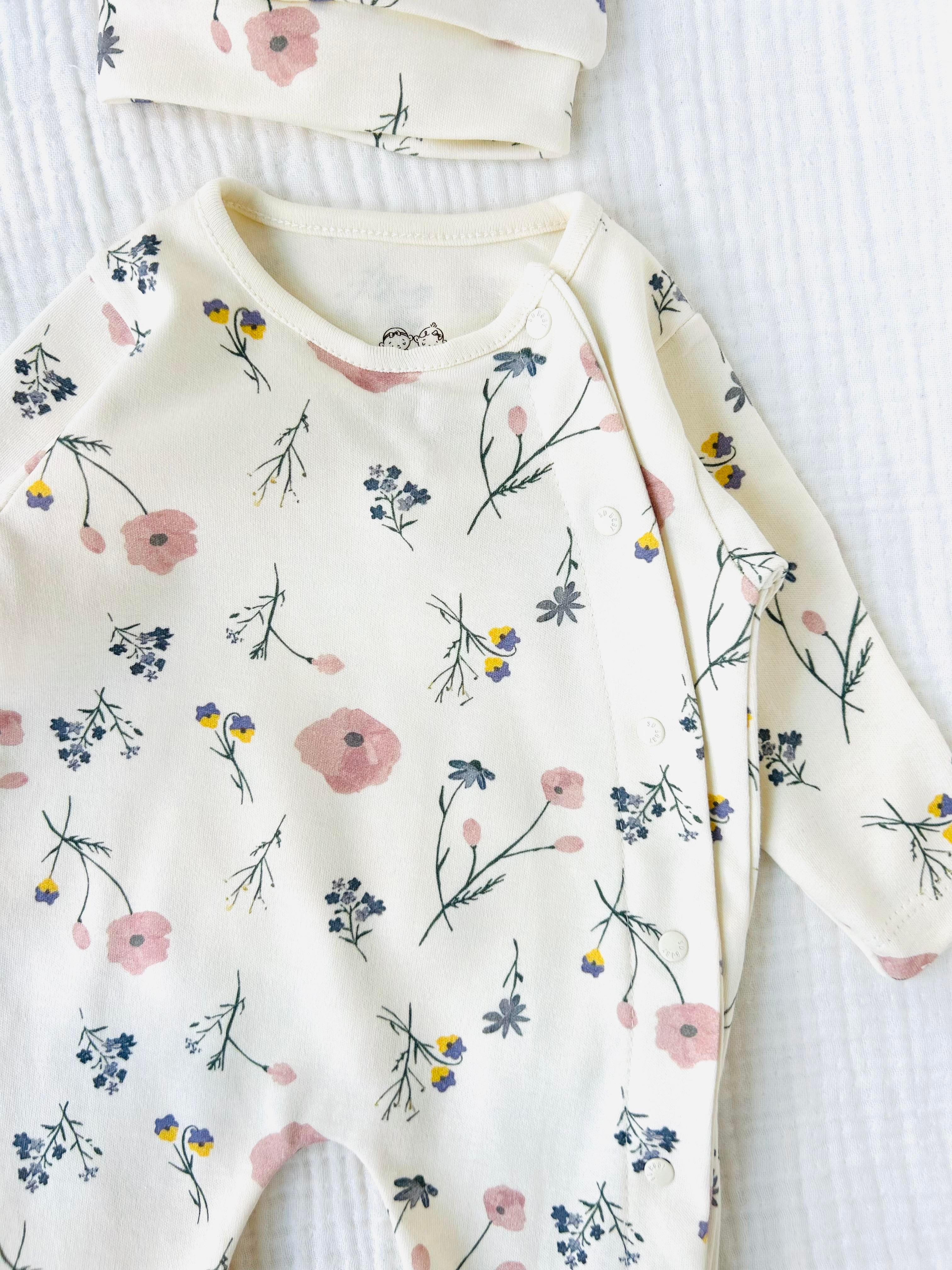 Flora Çiçekli Tulum