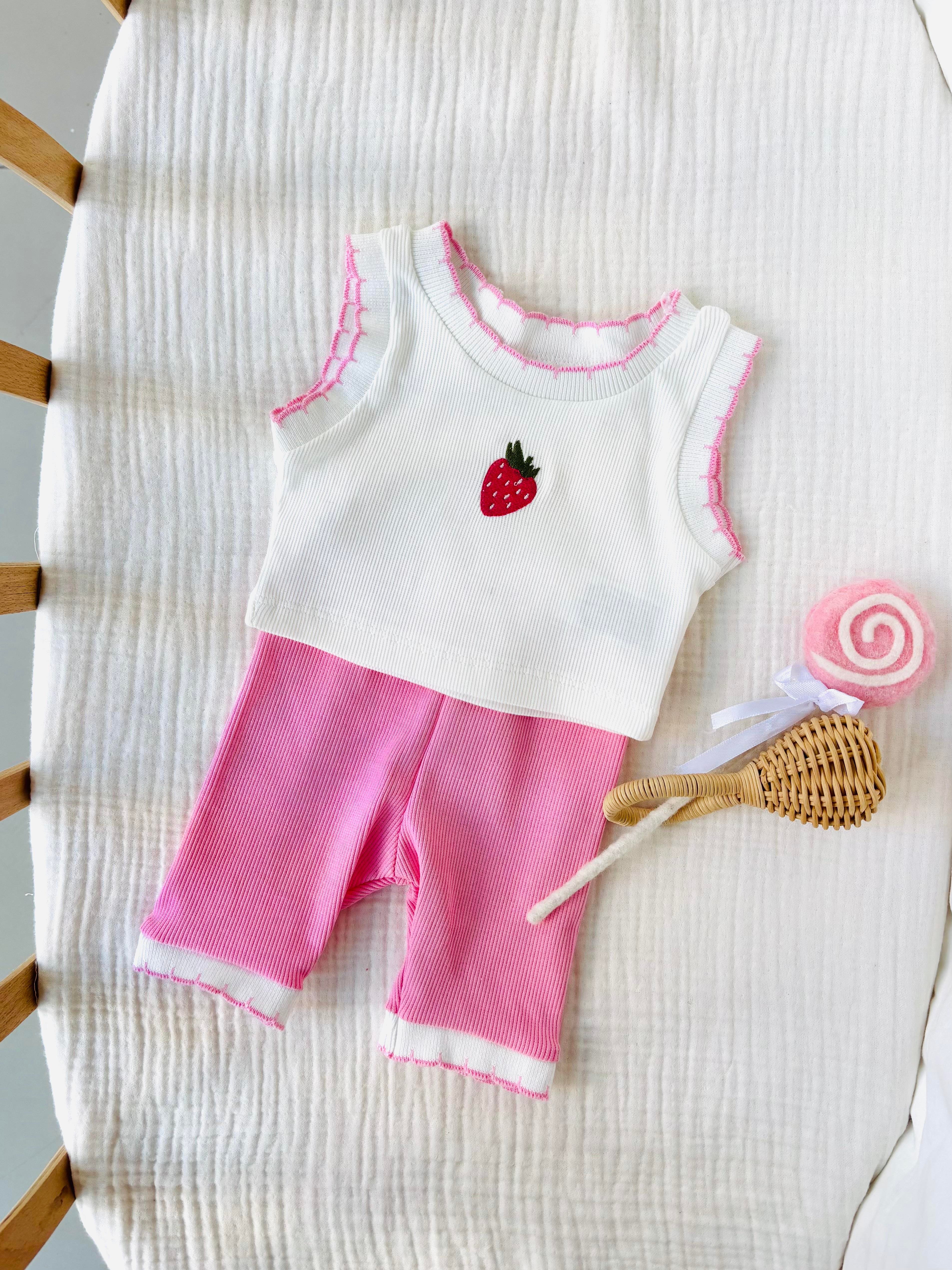 Fruit Kız Bebek Takım - Pembe