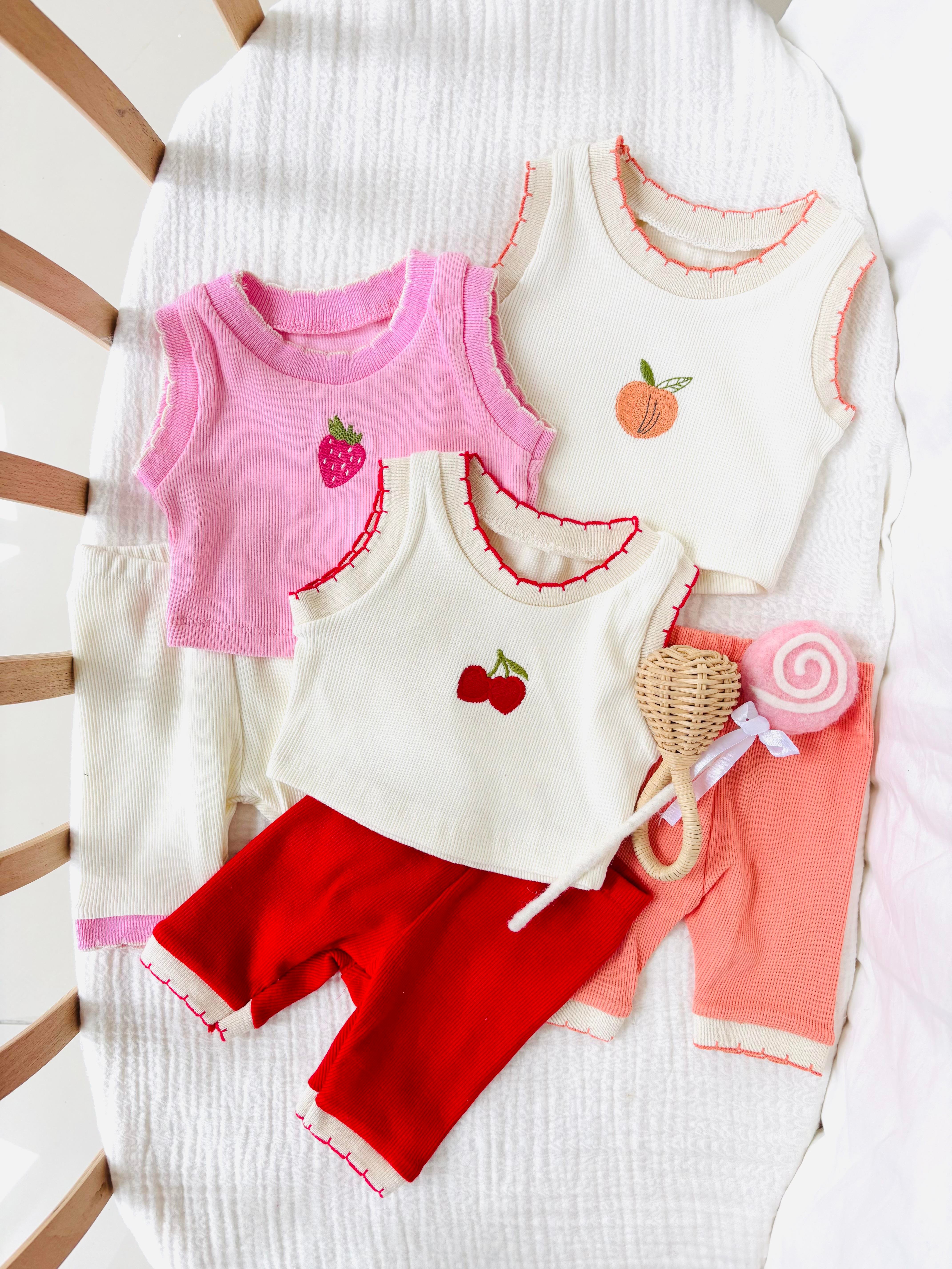 Fruit Kız Bebek Takım - Yavruağzı