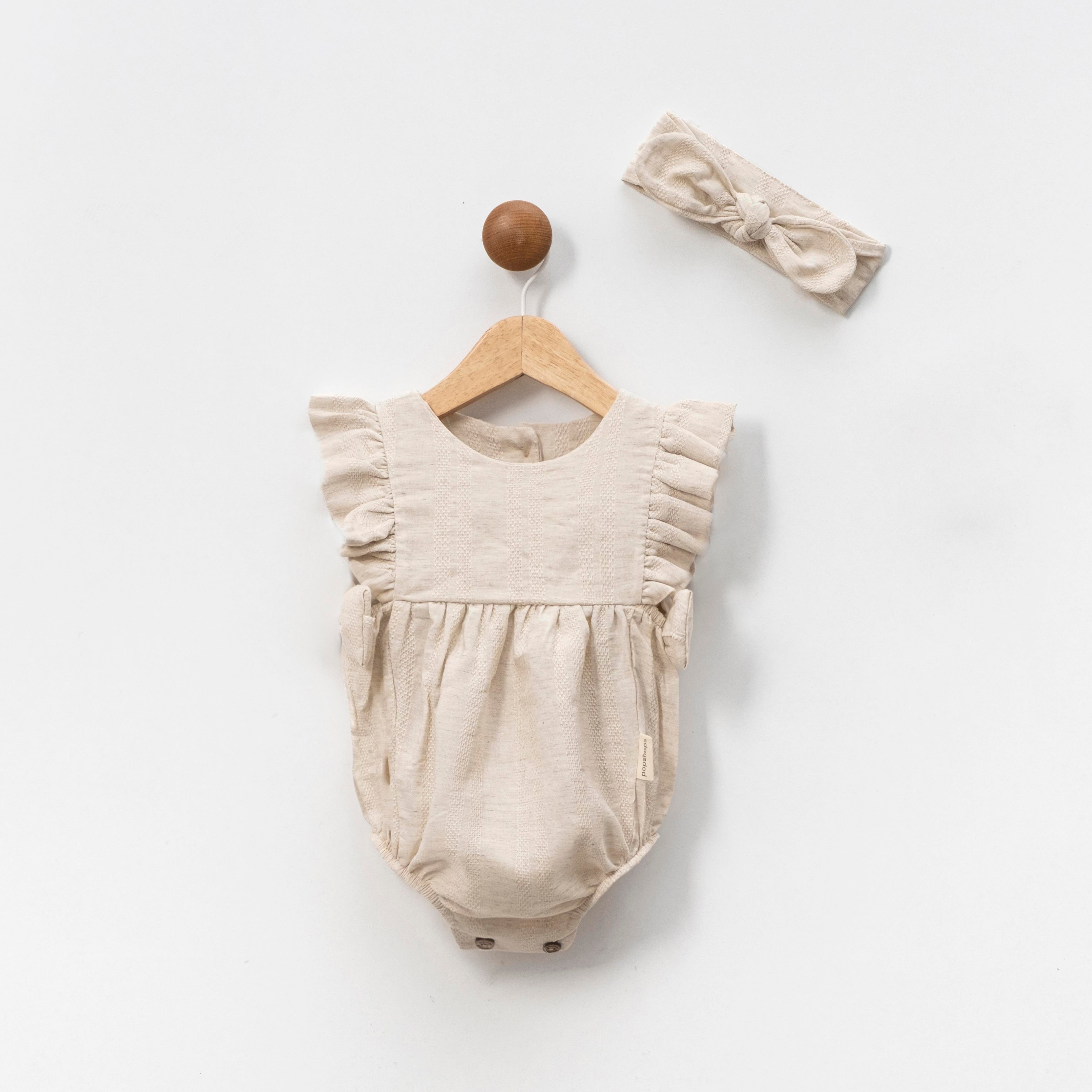 Gizia Fiyonklu Müslin Romper