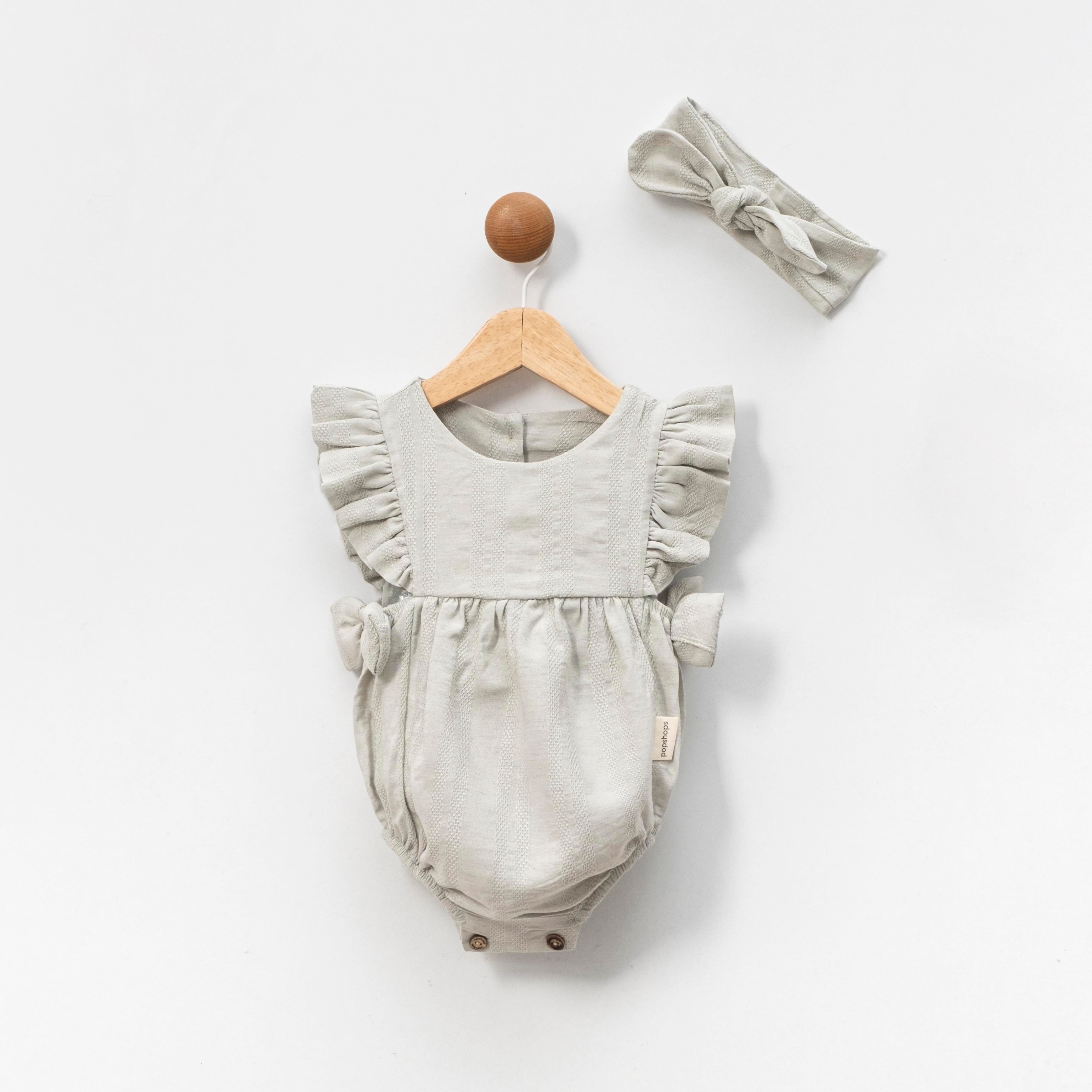 Gizia Fiyonklu Müslin Romper