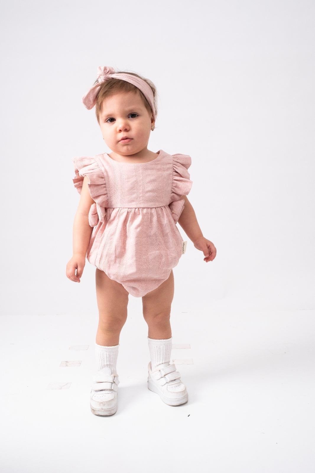 Gizia Fiyonklu Müslin Romper