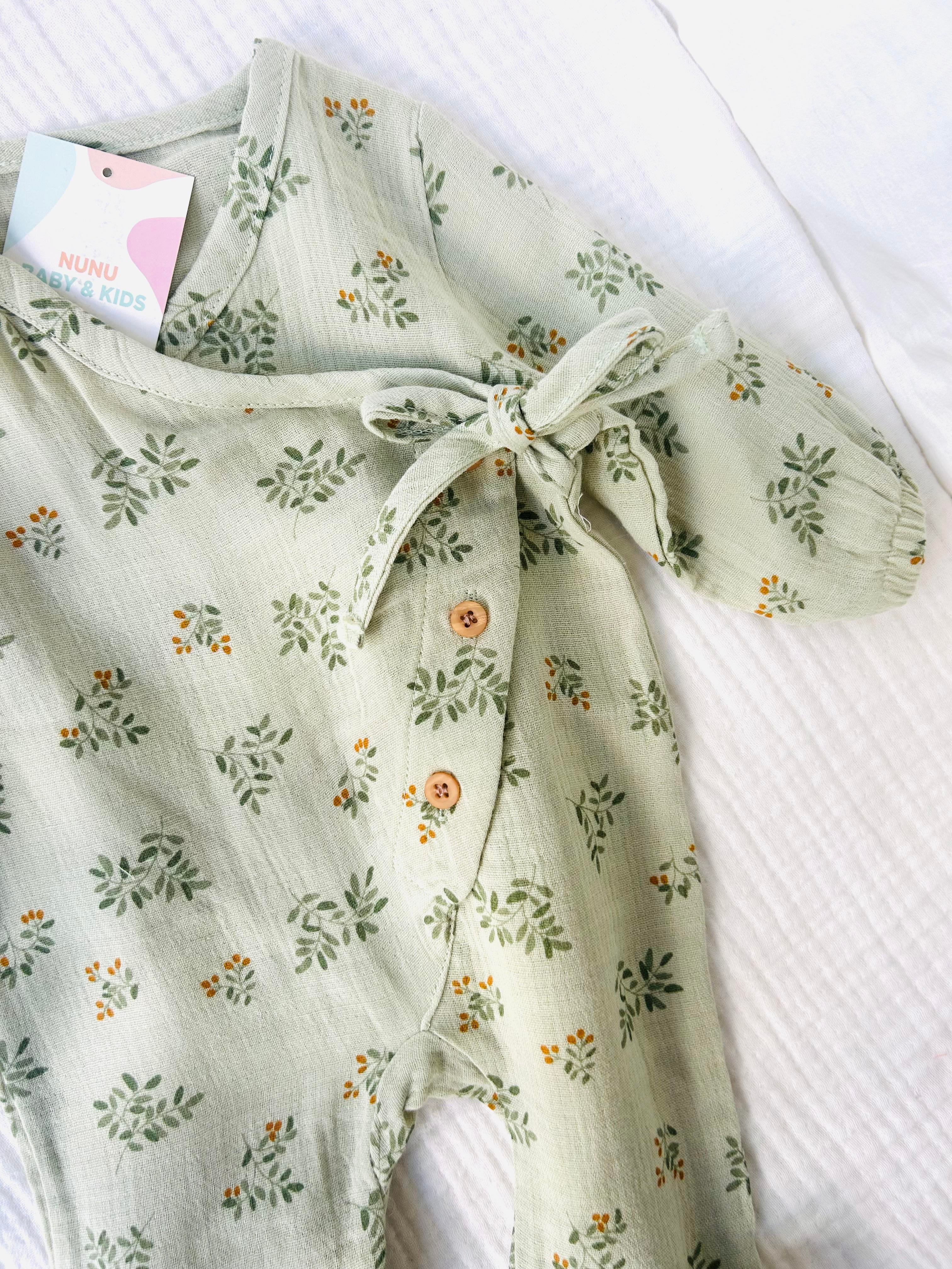 Hide Çiçekli Müslin Tulum