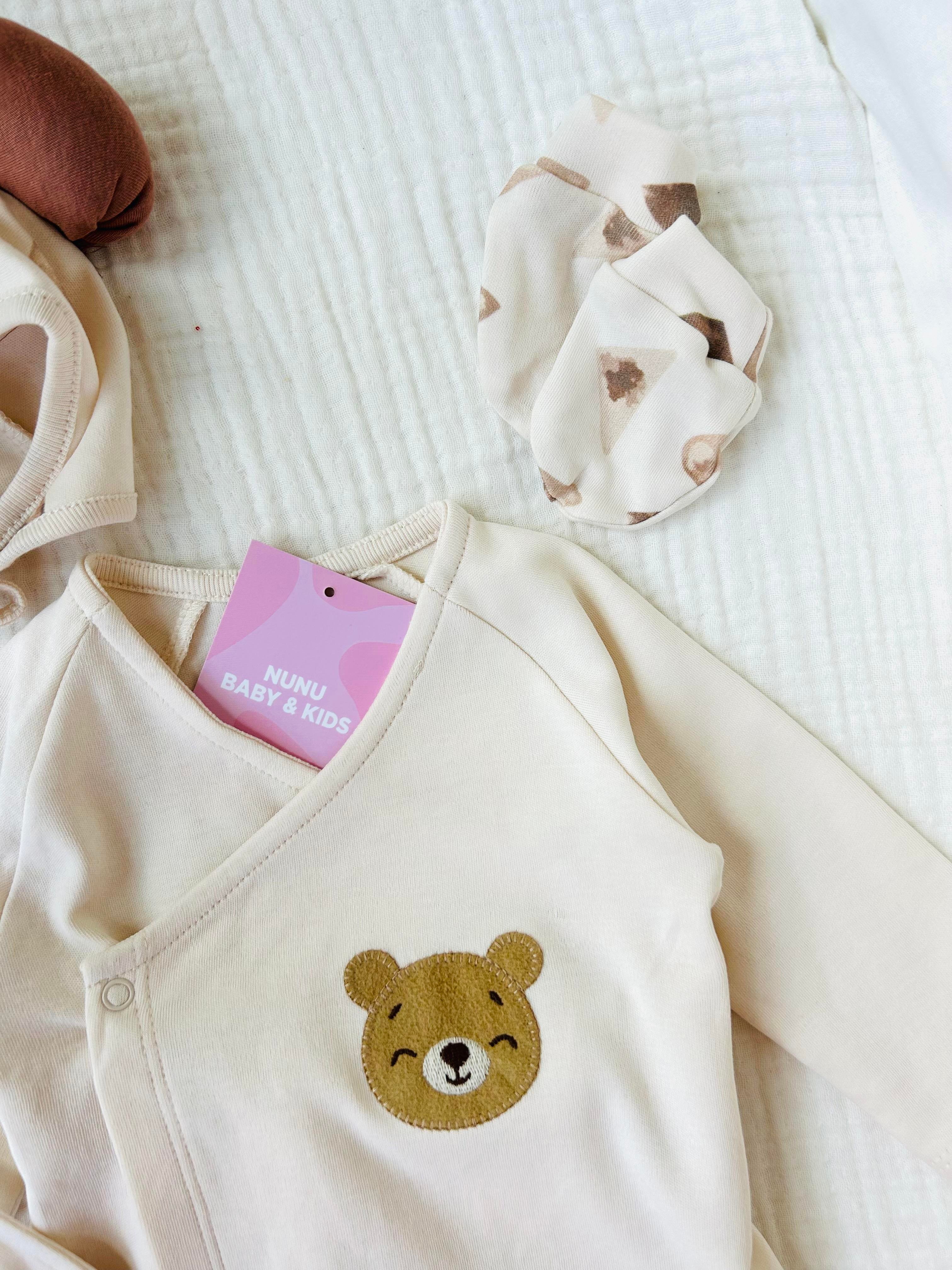 Hubby Ayı Temalı Yenidoğan Set 