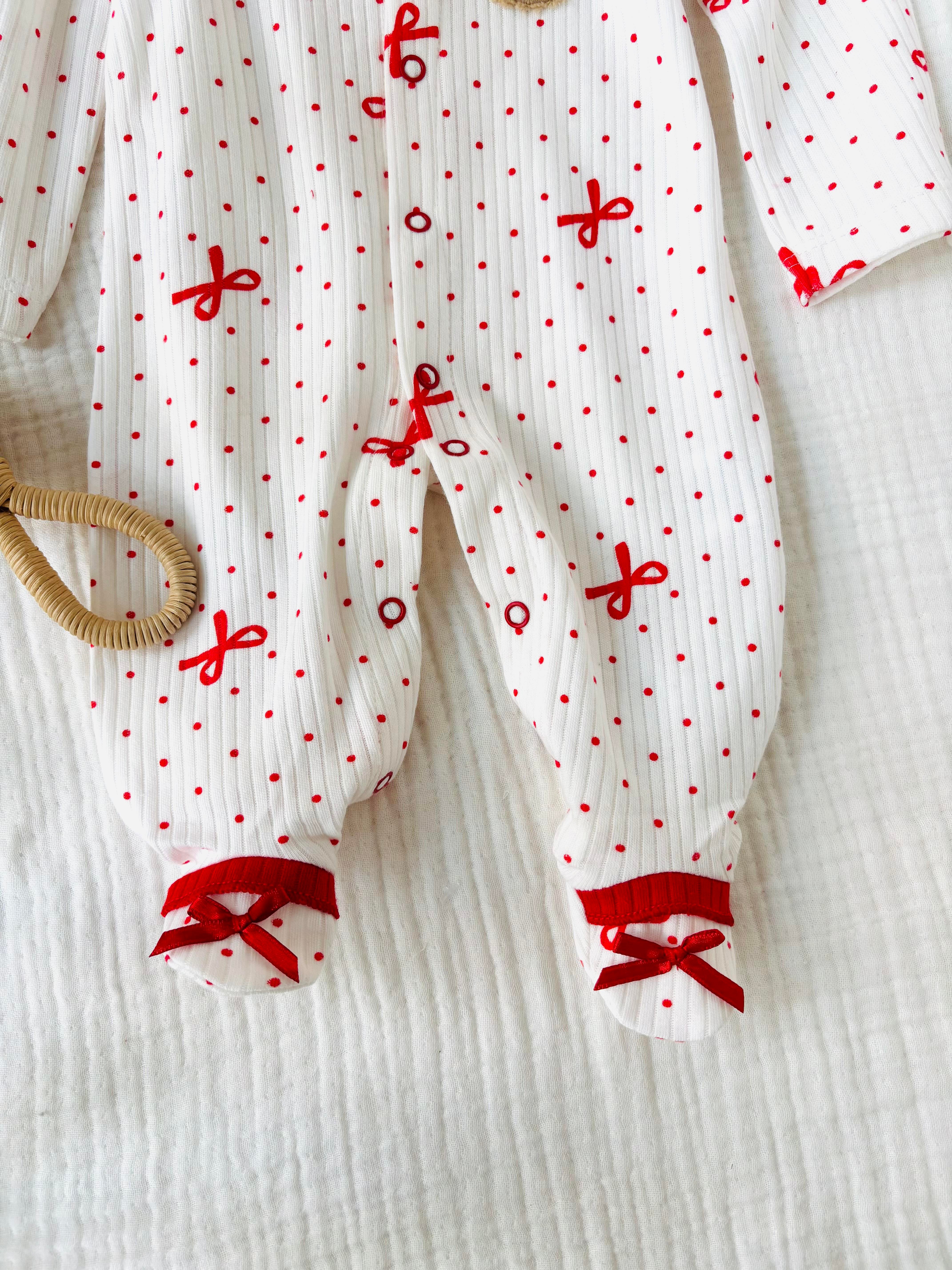 Isla Kırmızı Fiyonklu Tulum