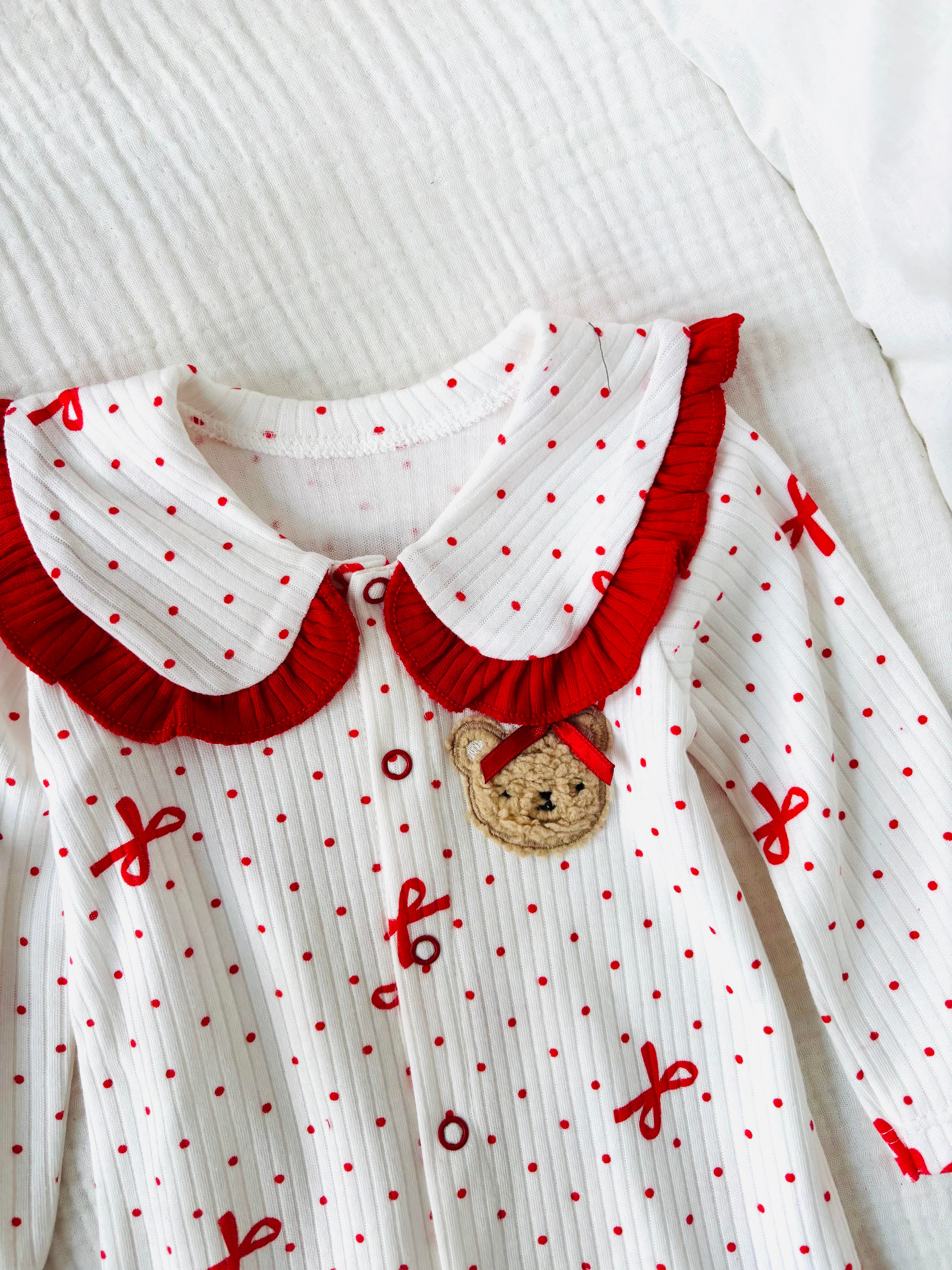 Isla Kırmızı Fiyonklu Tulum