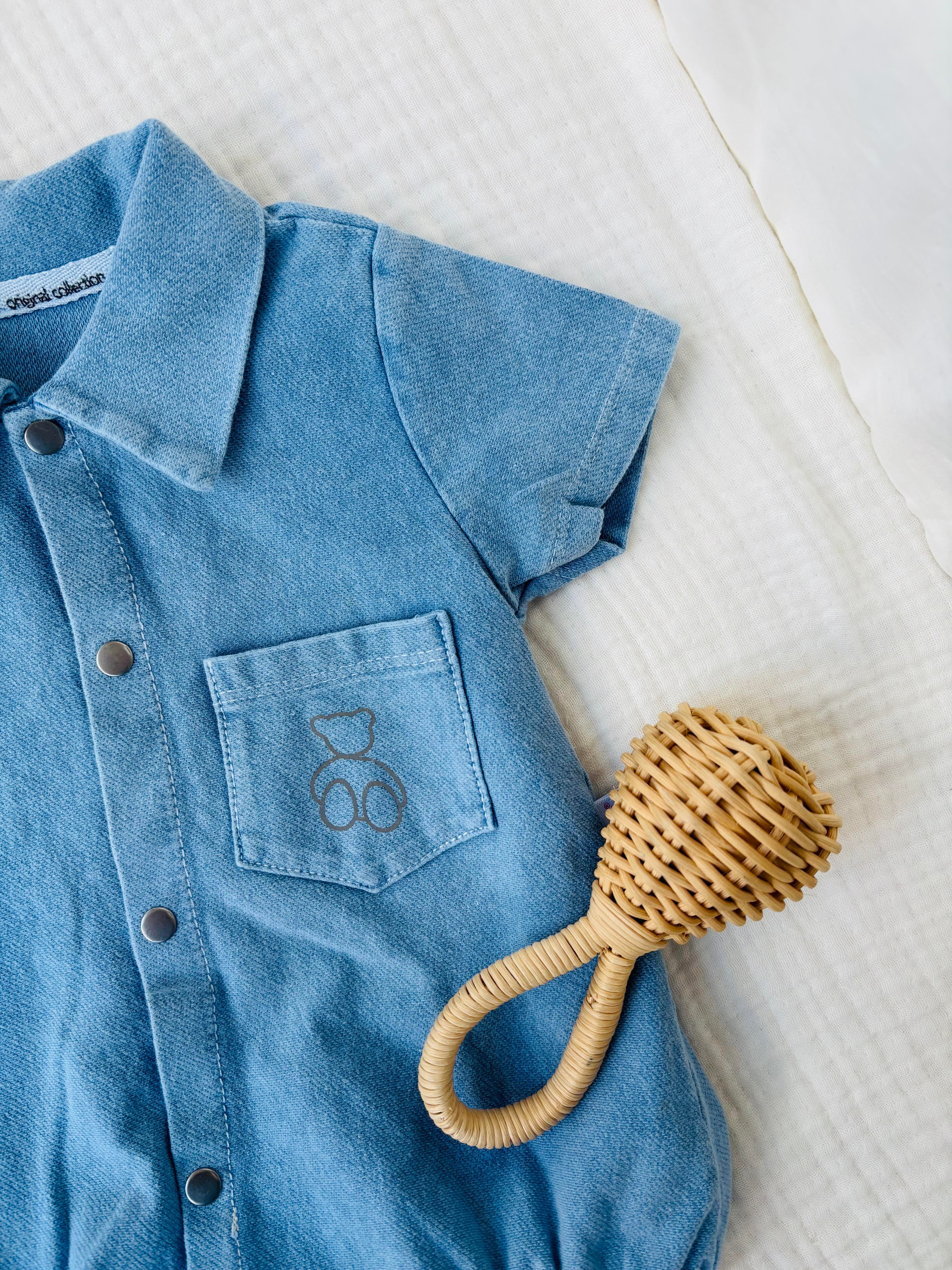 Jack Kot Romper - Mavi