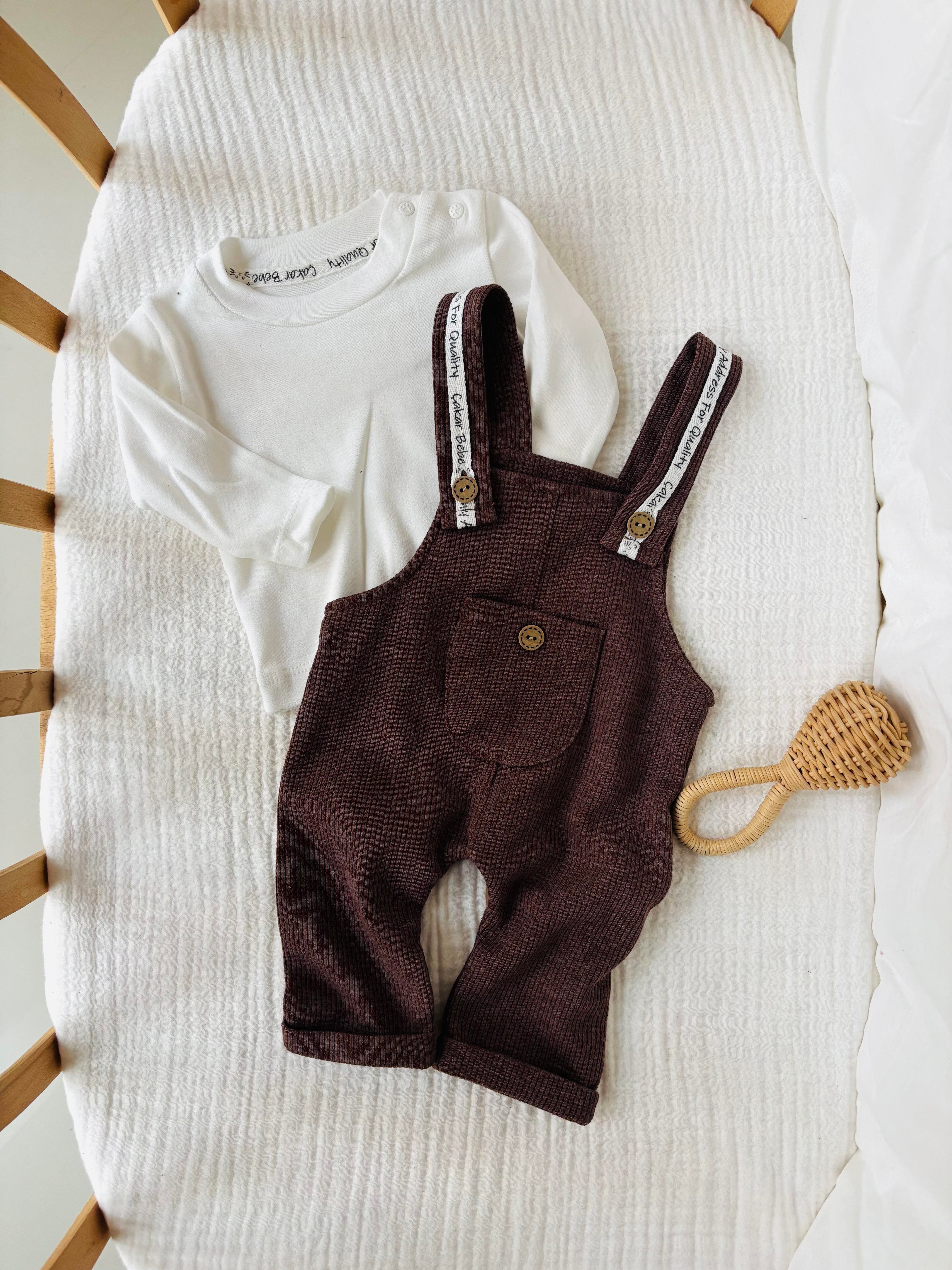 Jasper Salopet Takım - Kahve