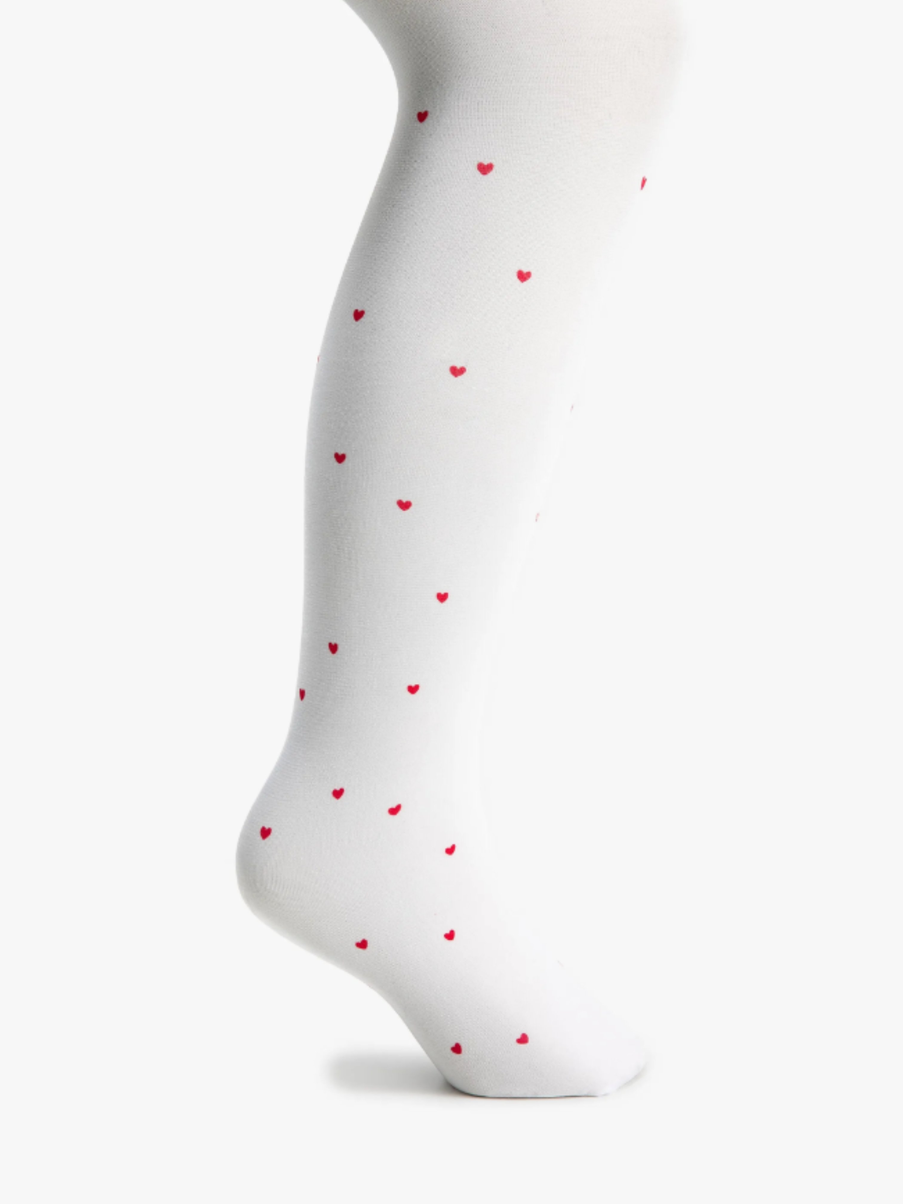 Kalp Desenli Muz Çorap