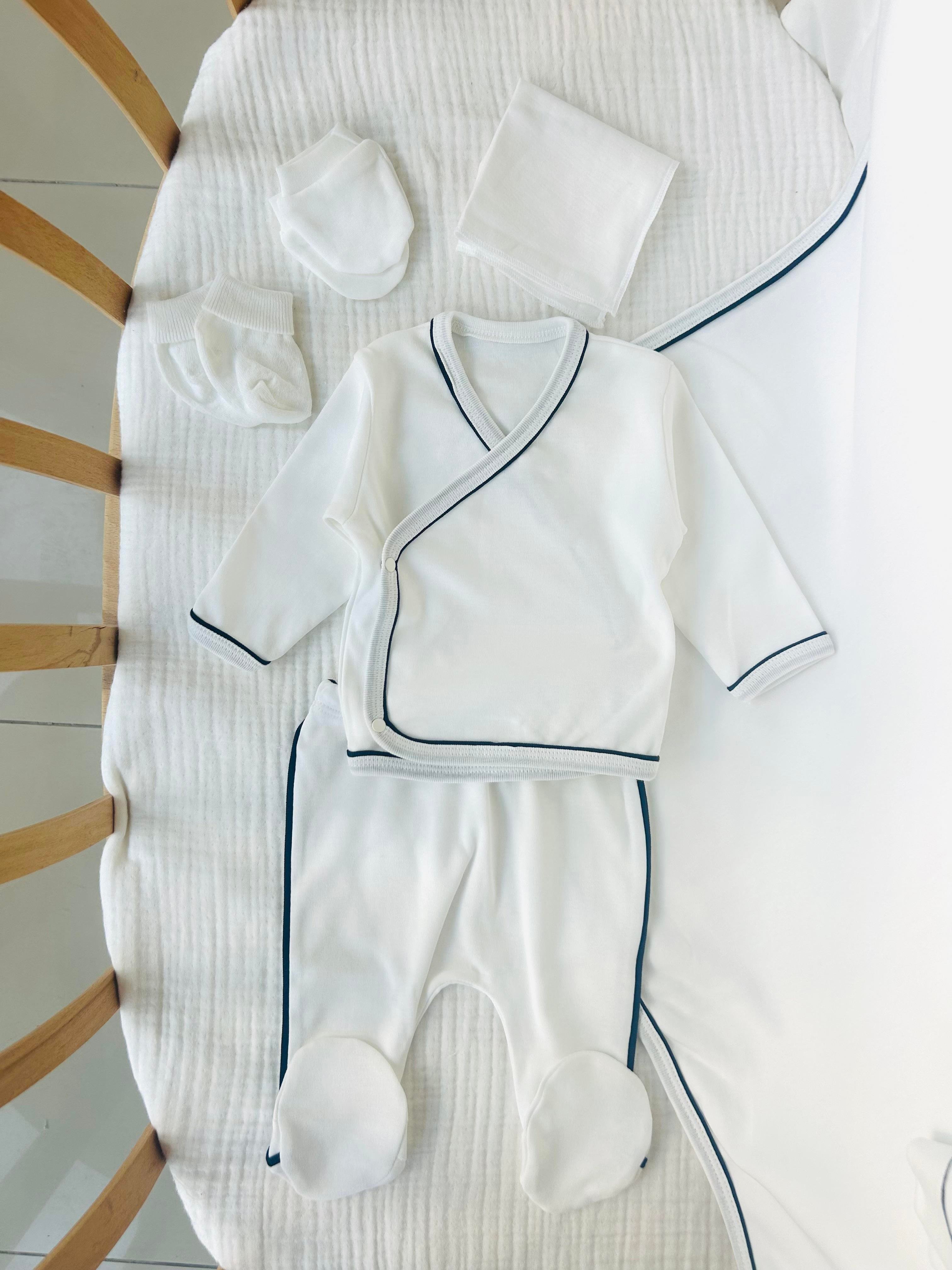 Lacivert Biyeli Yenidoğan Takım