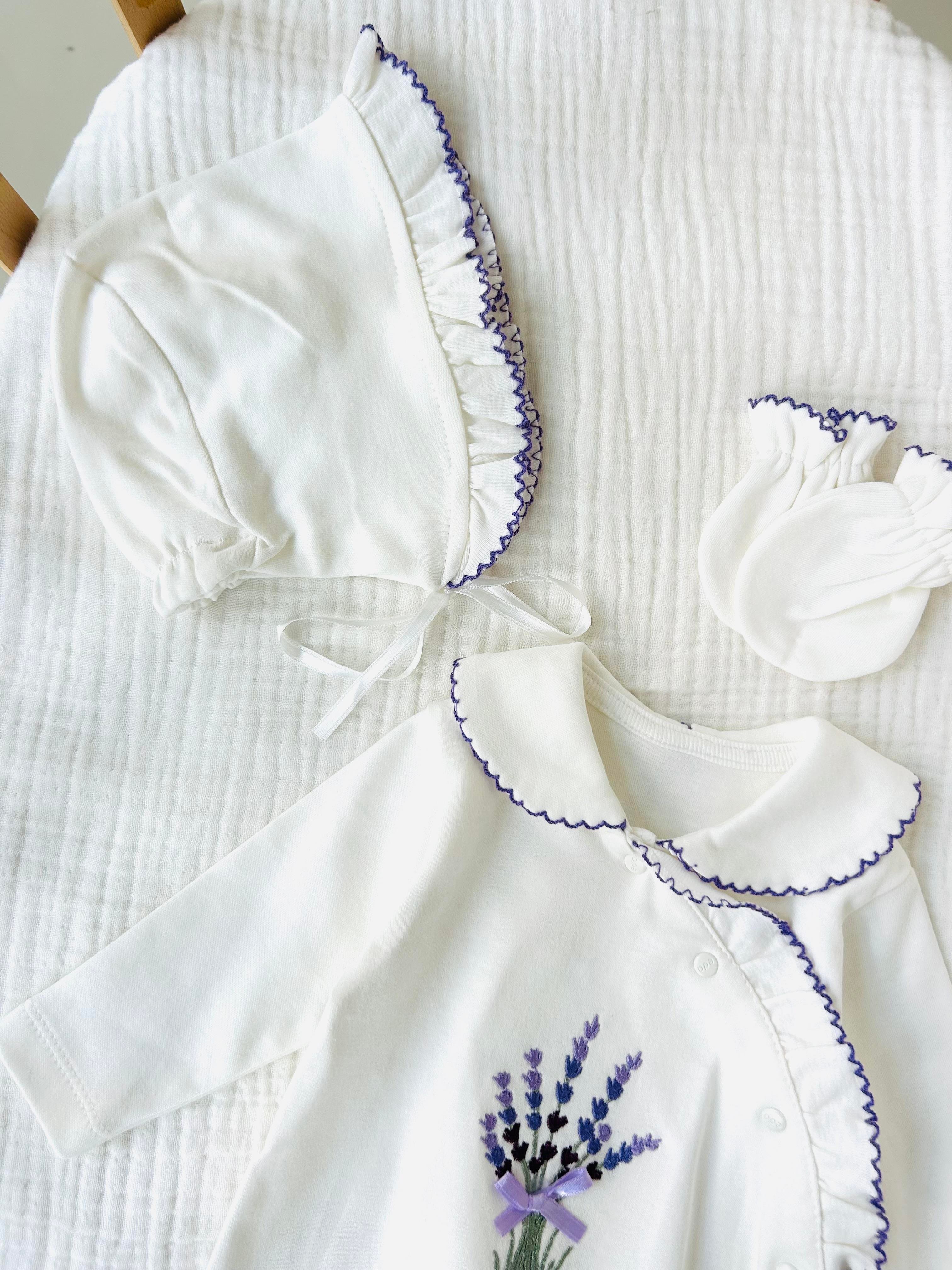 Lavender 3 Parça Tulum Set