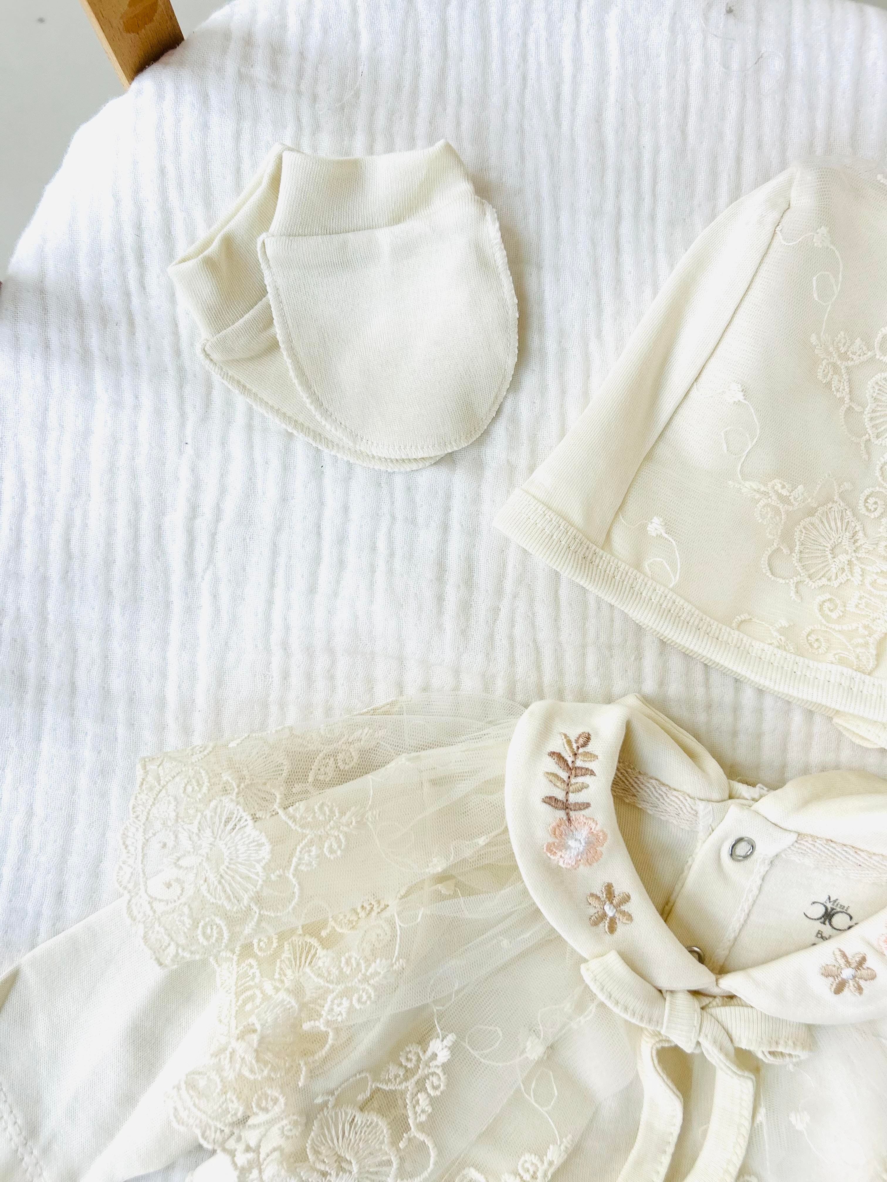 Mia Dantel Yaka Yenidoğan Takım 