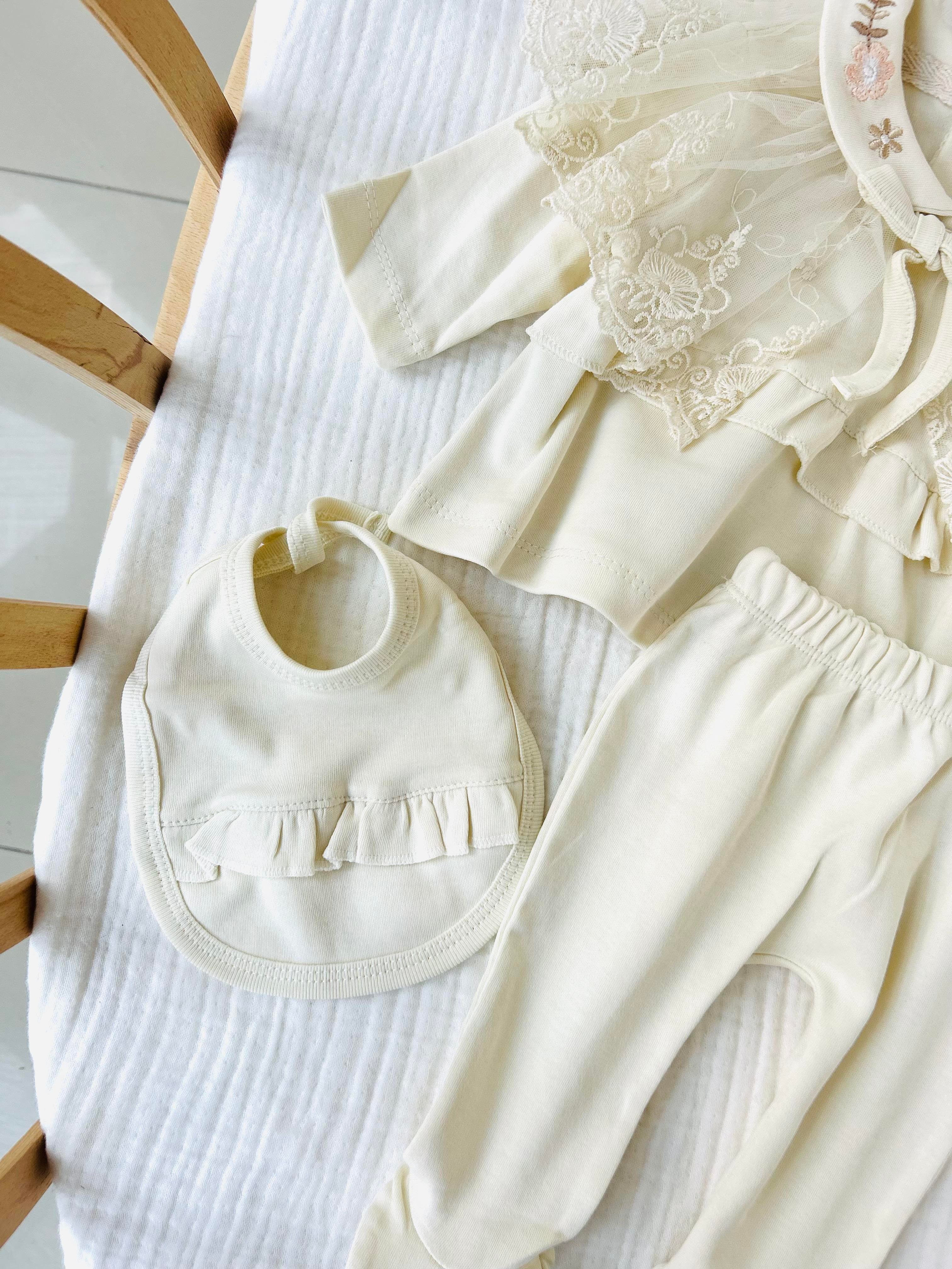 Mia Dantel Yaka Yenidoğan Takım 