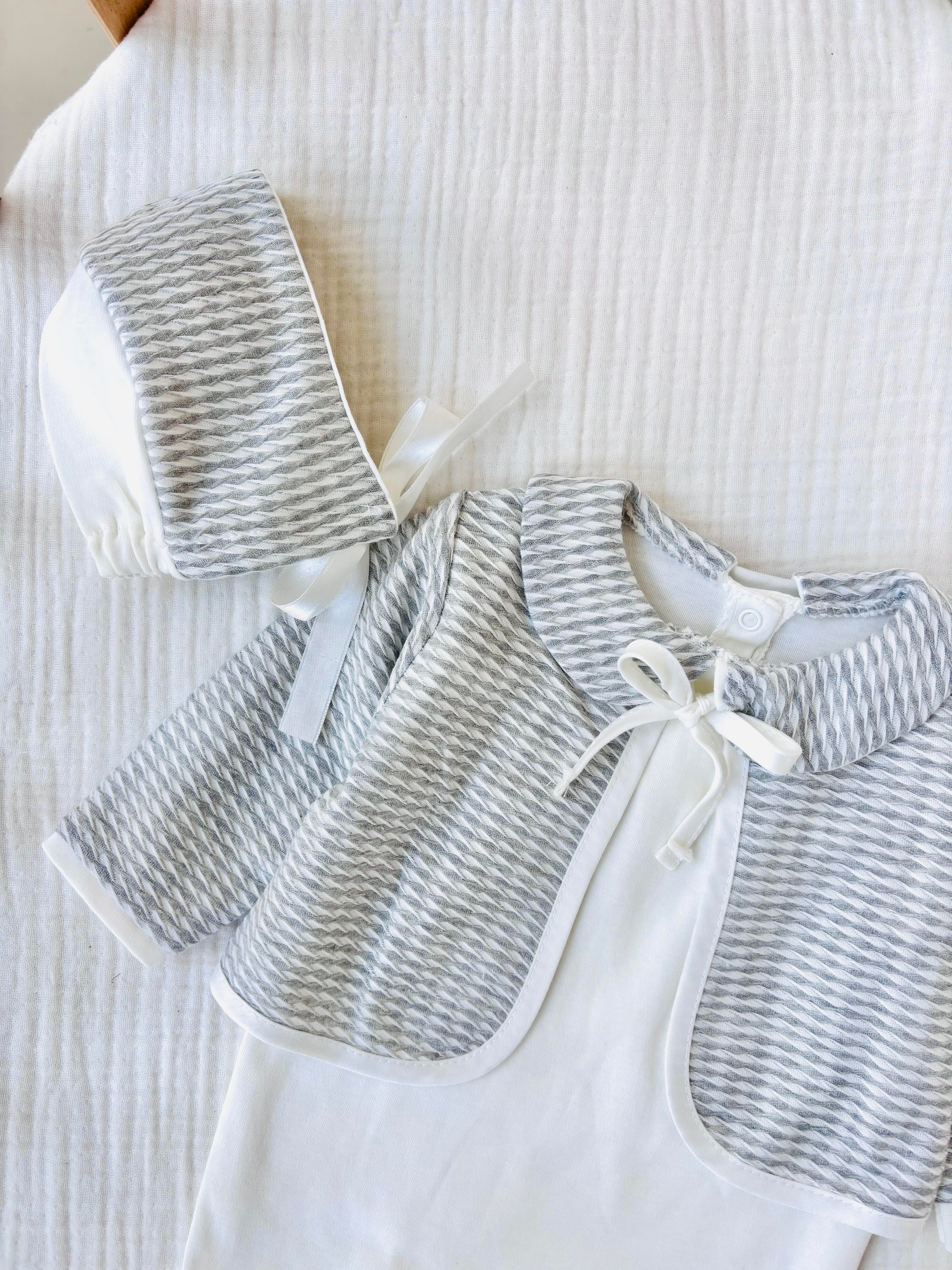 Miela Hırkalı Tulum - Gri