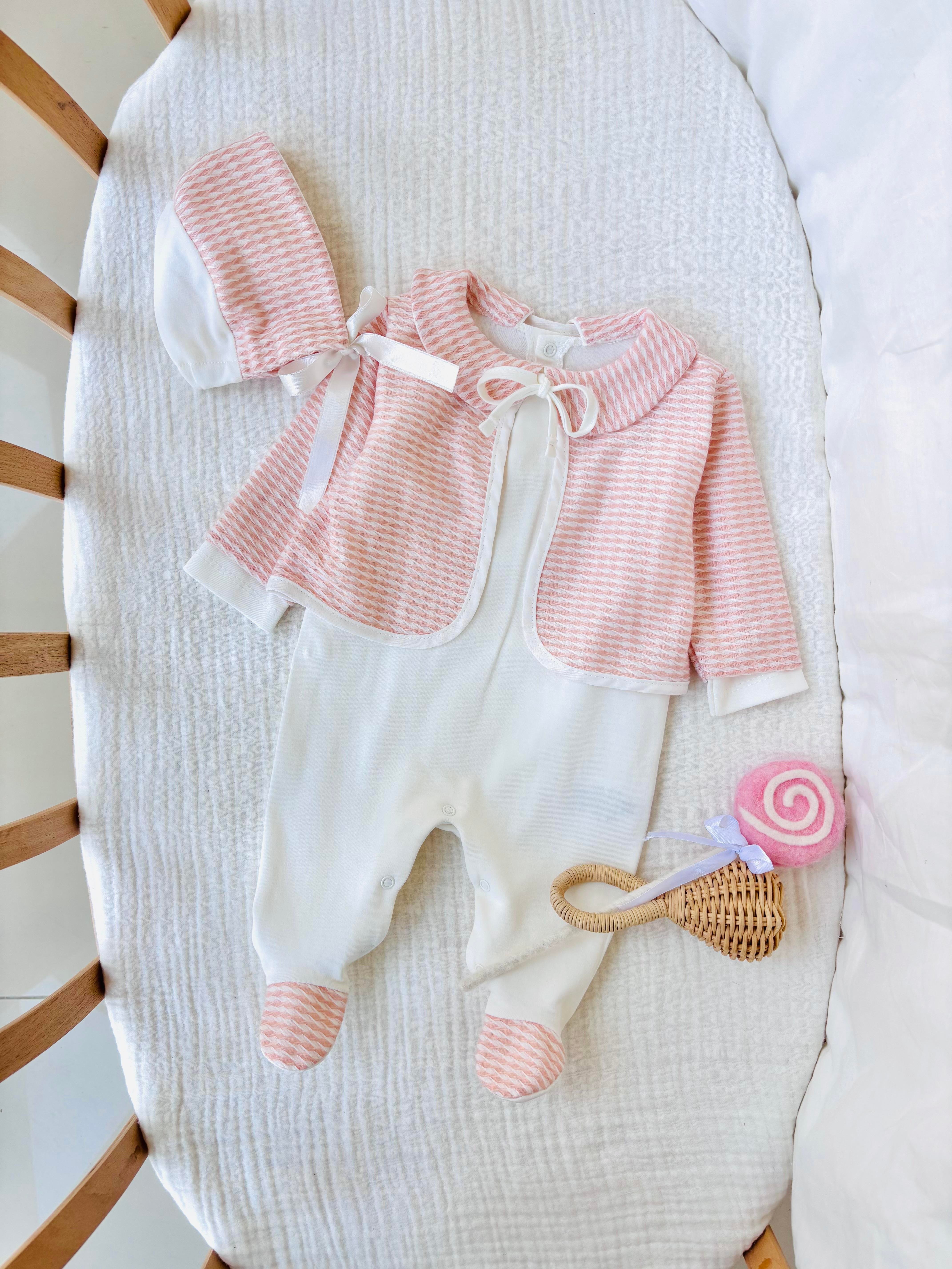 Miela Hırkalı Tulum - Pembe