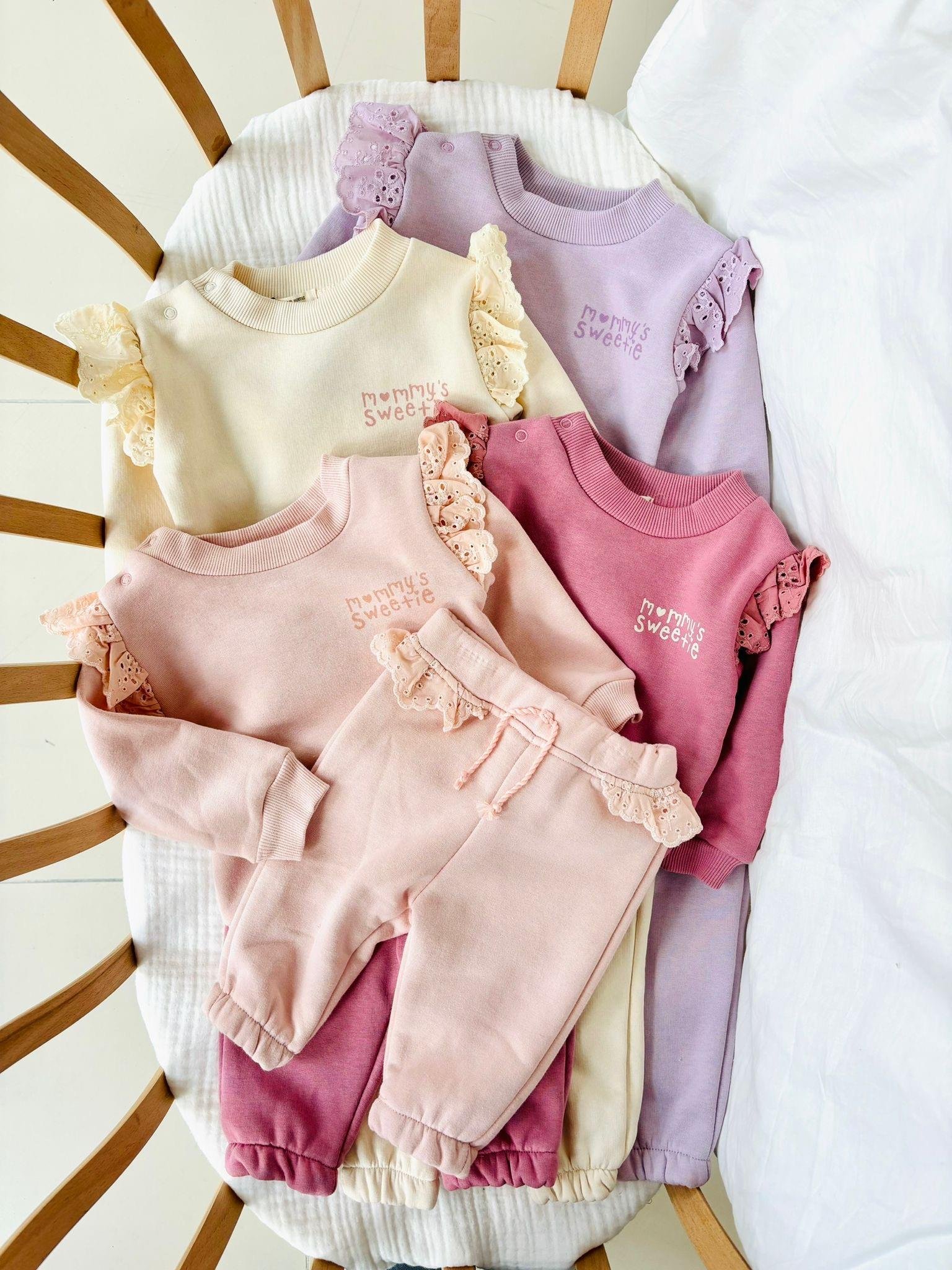 Mommy's Sweetie Kolları Fırfırlı Takım