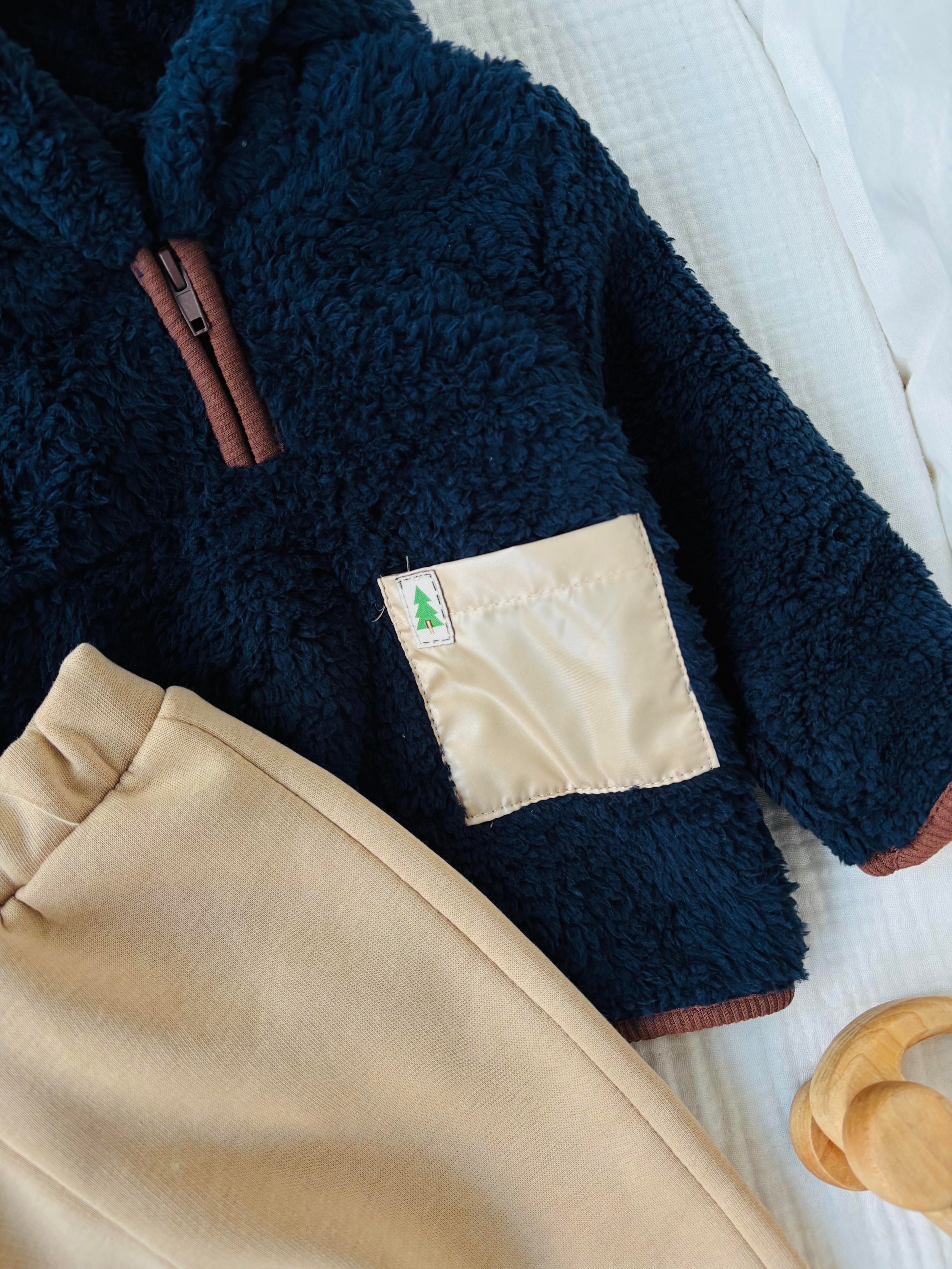 Mountain Peluş Takım - Lacivert