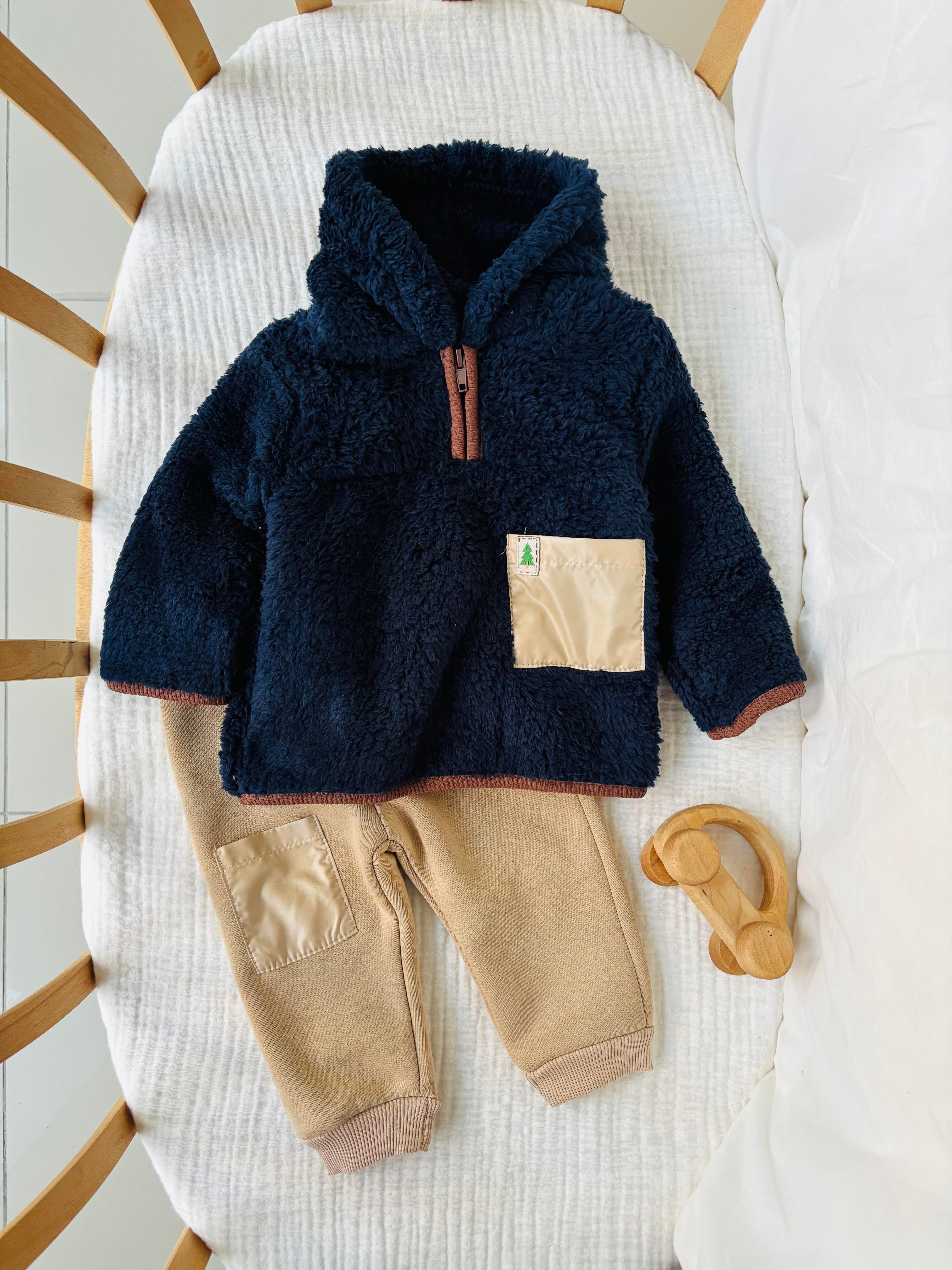 Mountain Peluş Takım - Lacivert