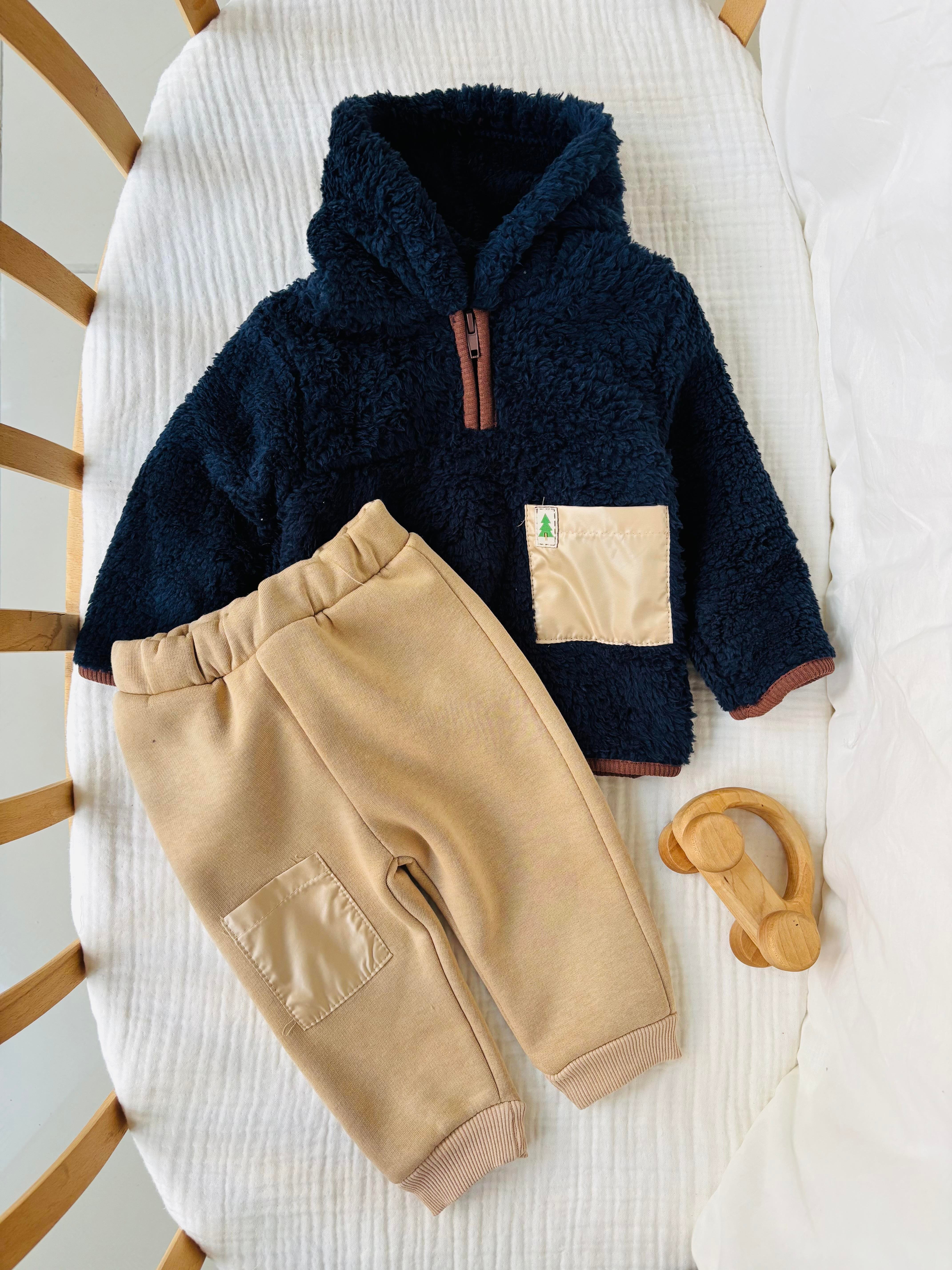 Mountain Peluş Takım - Lacivert