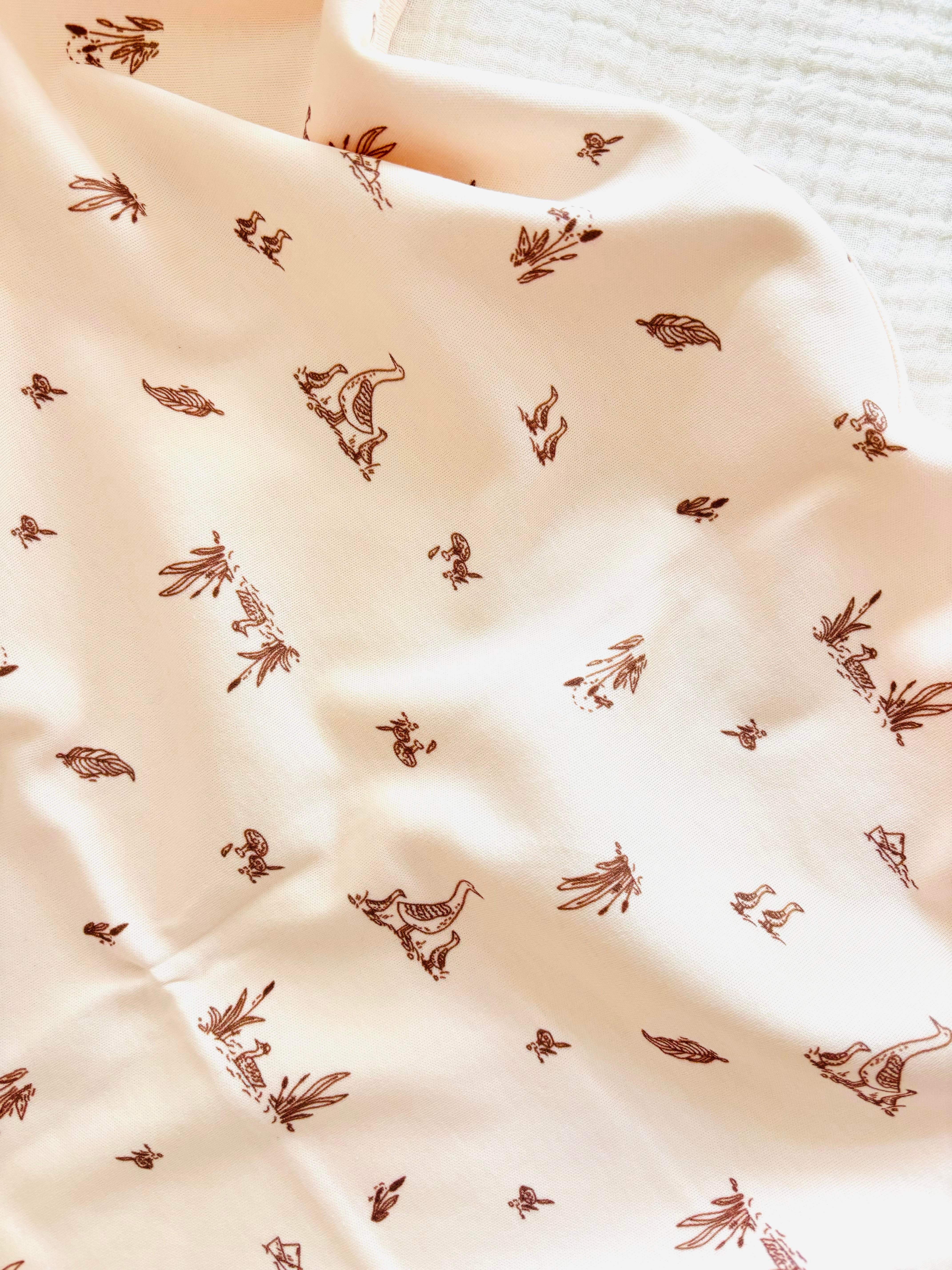 Ördek Desenli Penye Battaniye