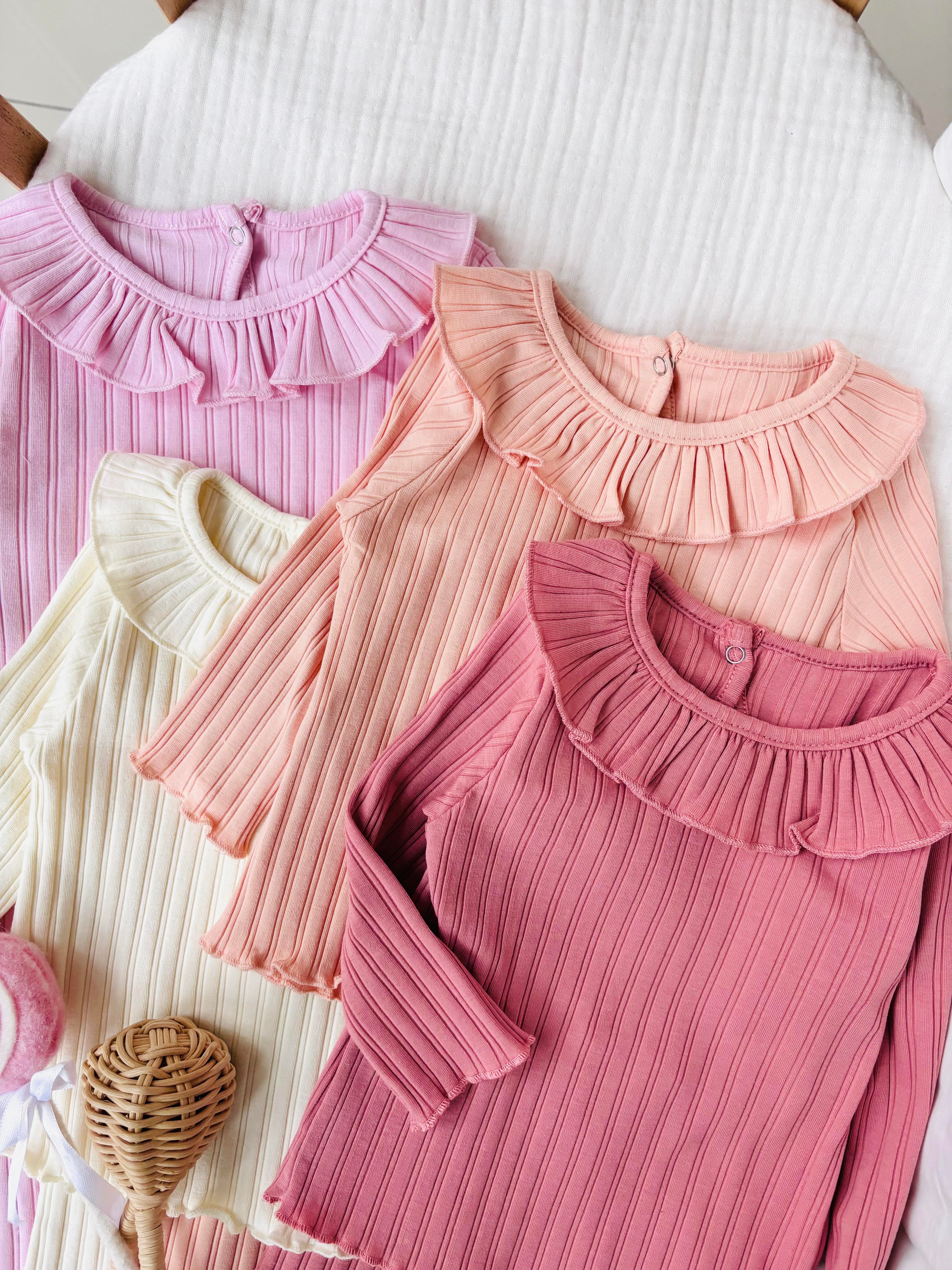 Paris Basic Kız Bebek Takım - Krem