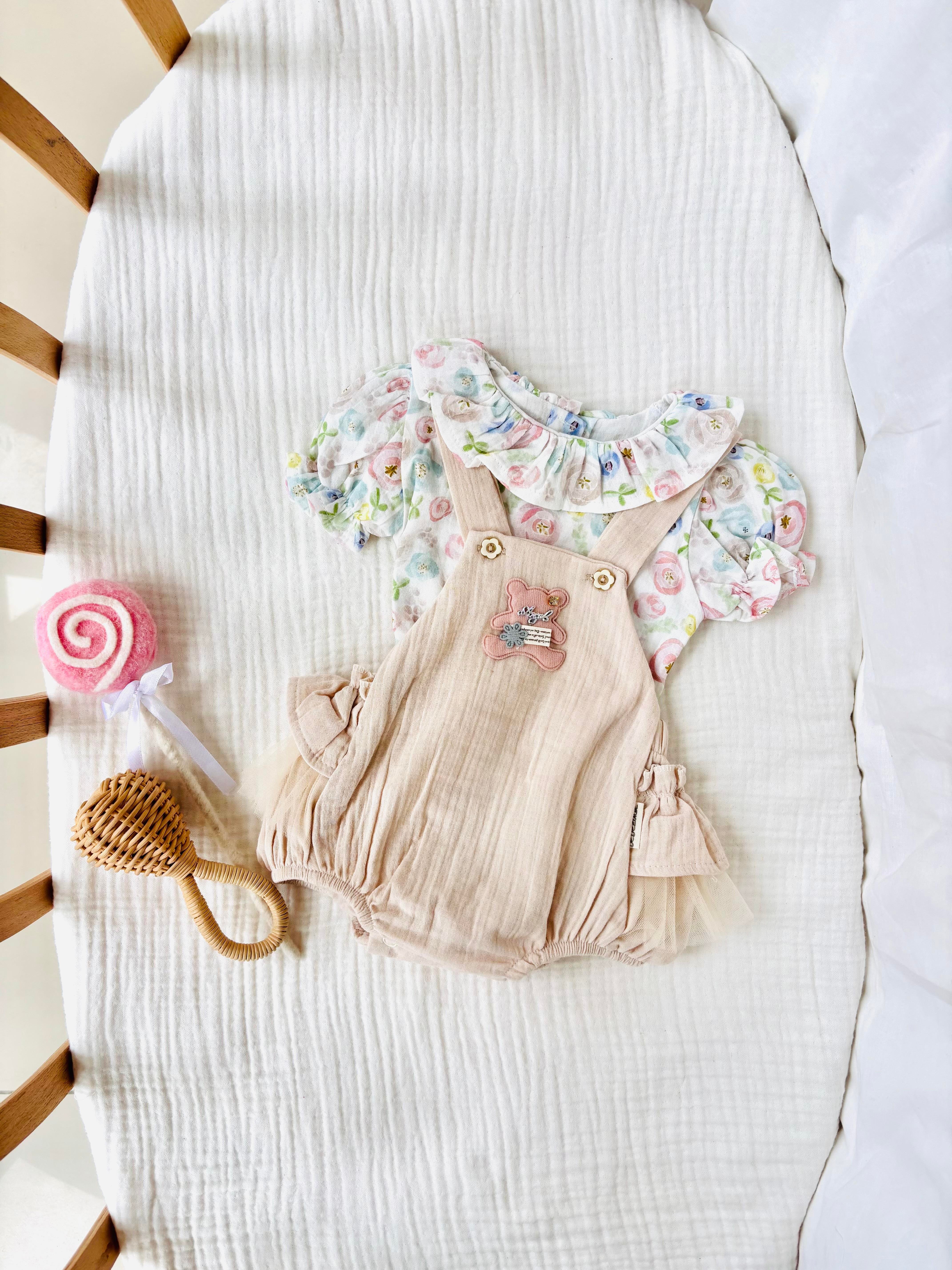 Patricia Tül Detaylı Romper Takım