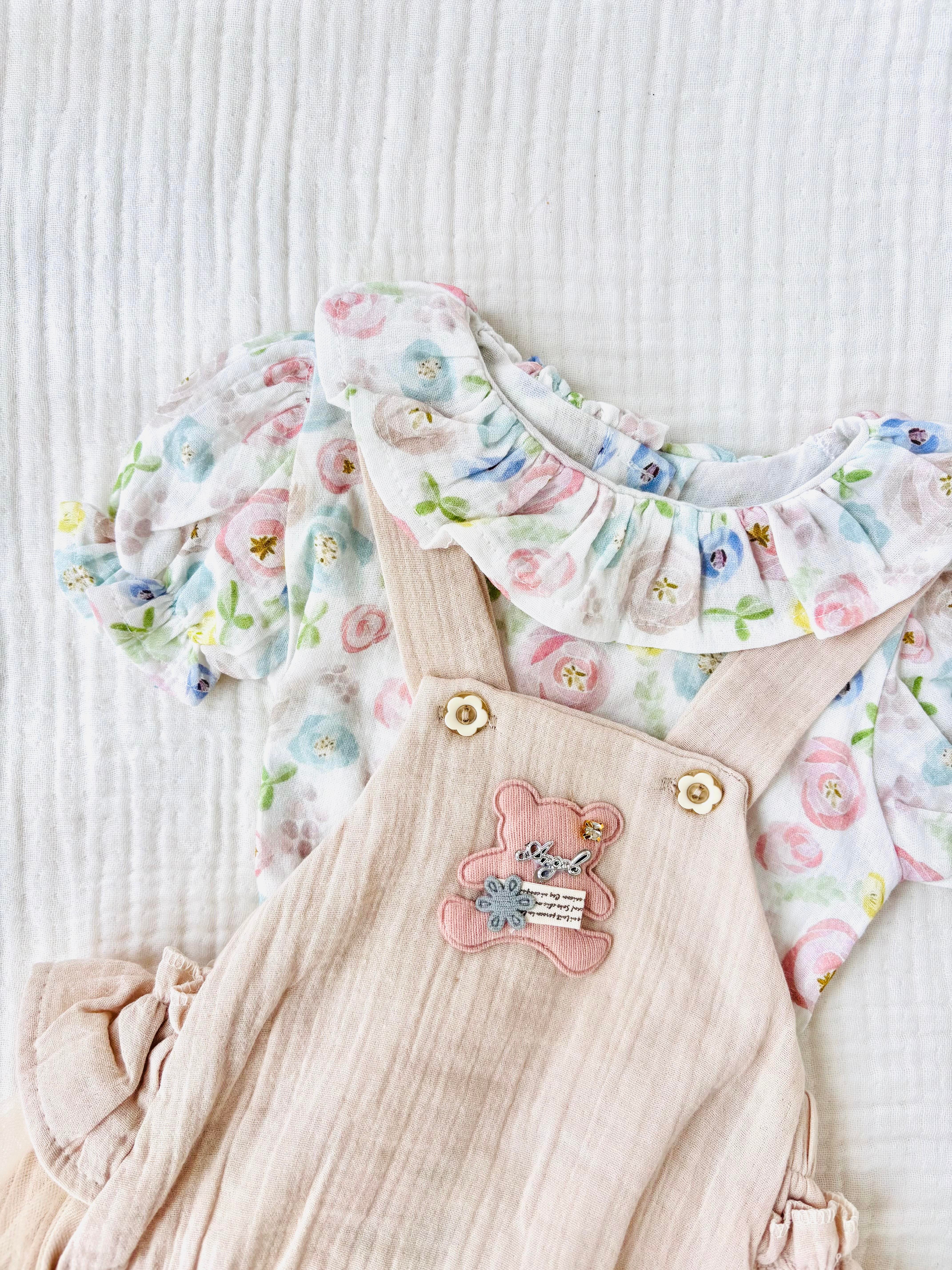 Patricia Tül Detaylı Romper Takım