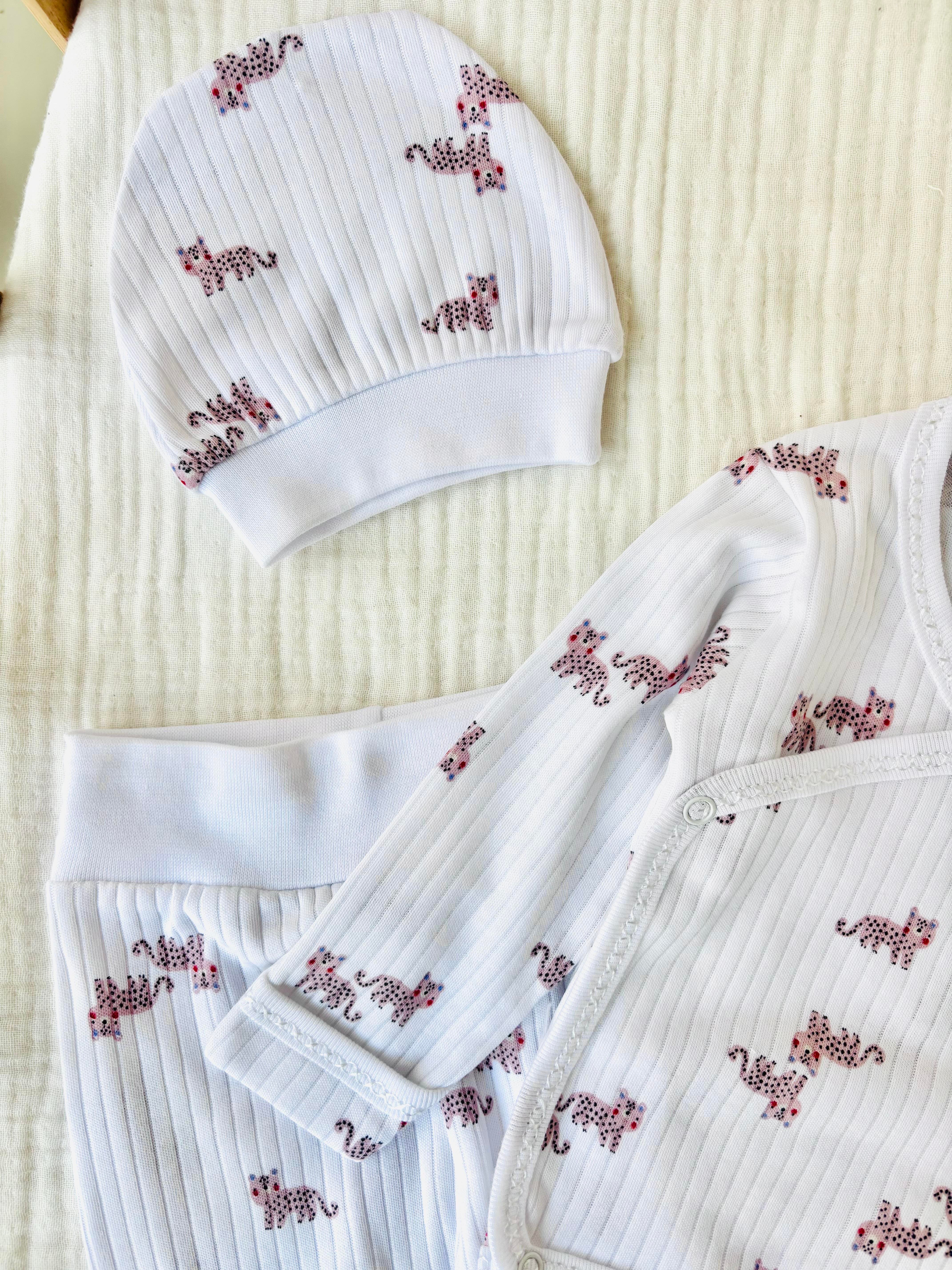 Pembe Leoparlı Yenidoğan Seti