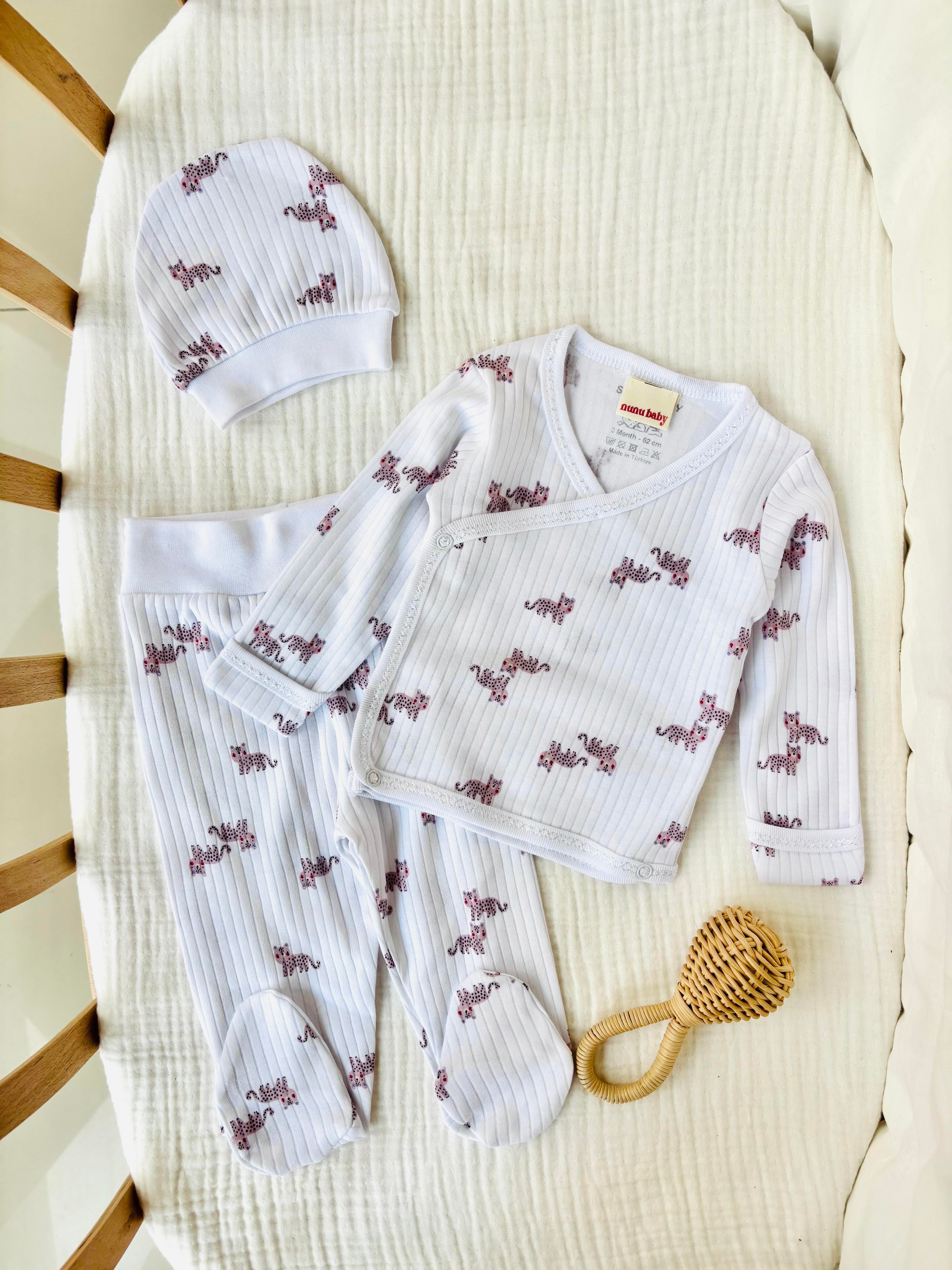 Pembe Leoparlı Yenidoğan Seti