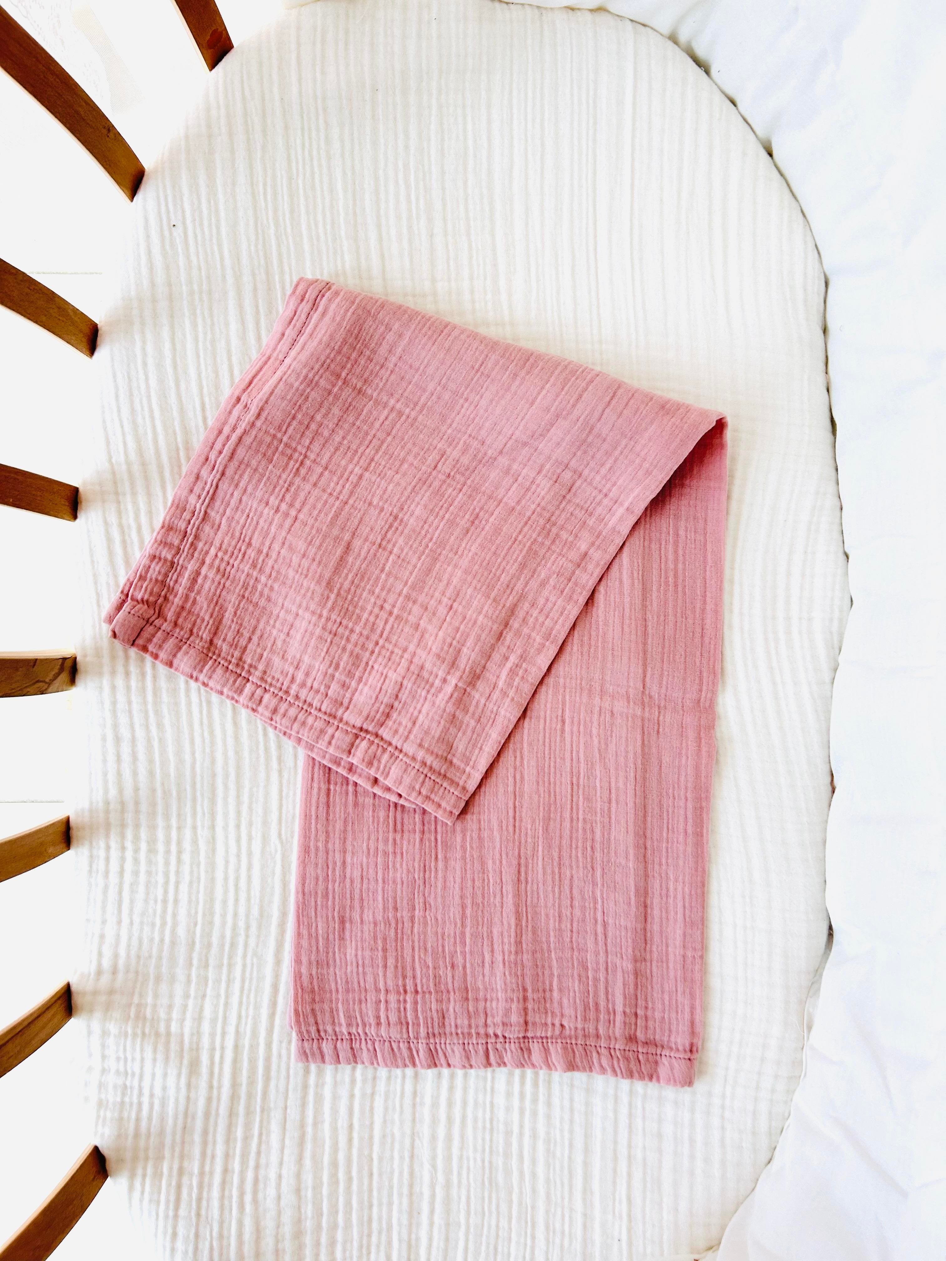 Pembe Müslin Battaniye