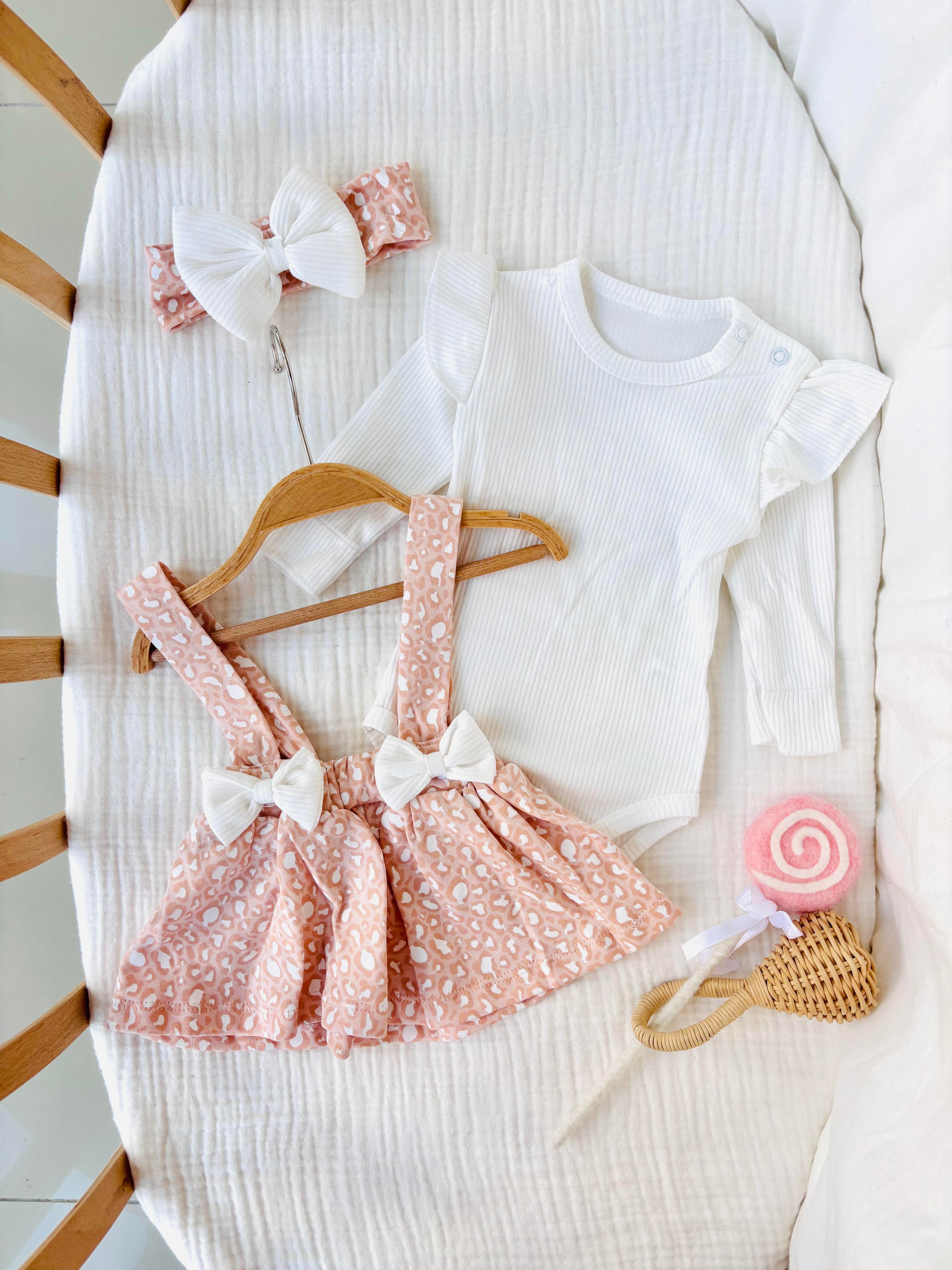 Perla Uzun Kollu Elbise Takım - Somon