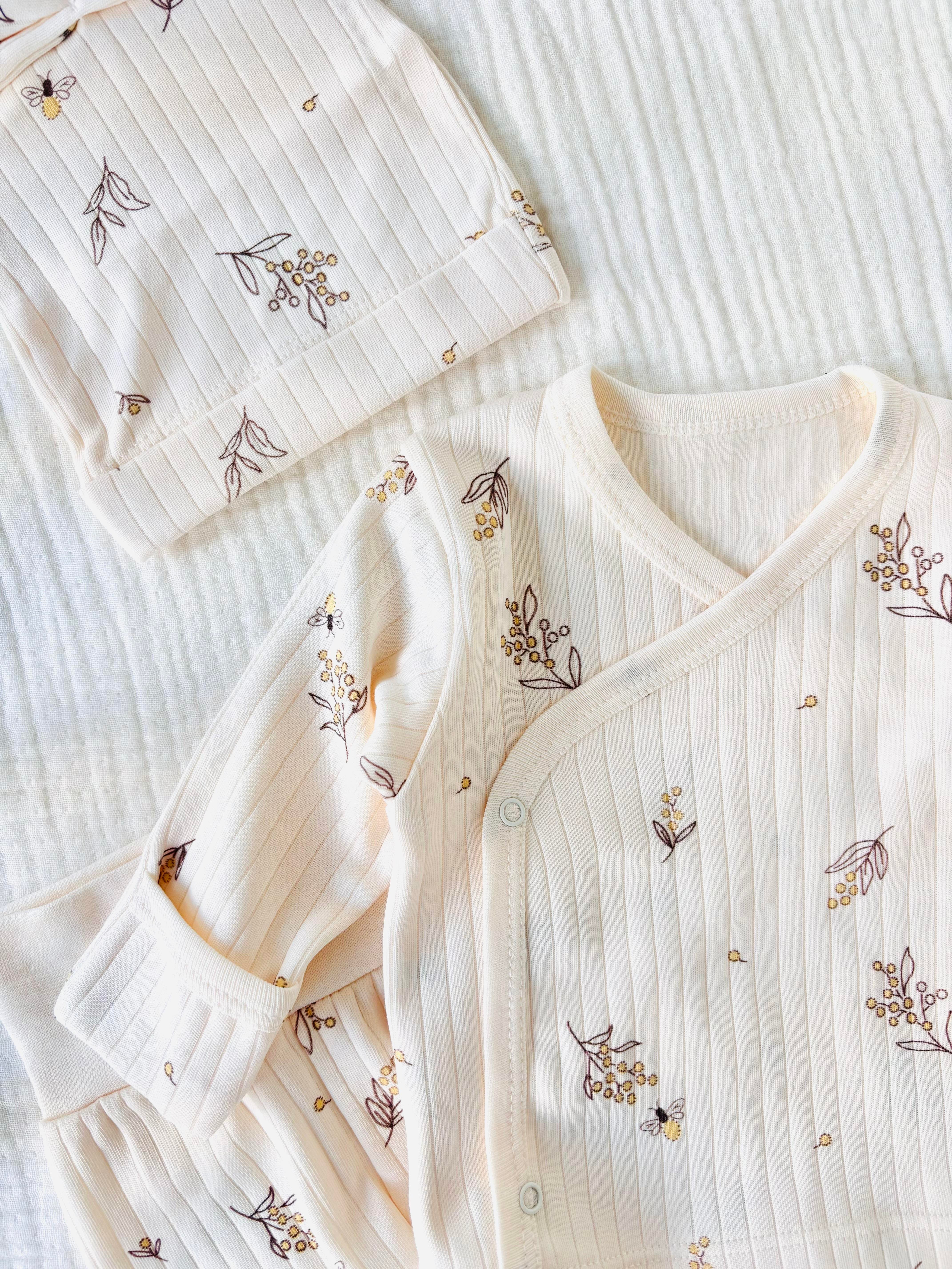 Polen Desenli 3 Parça Yenidoğan Takımı