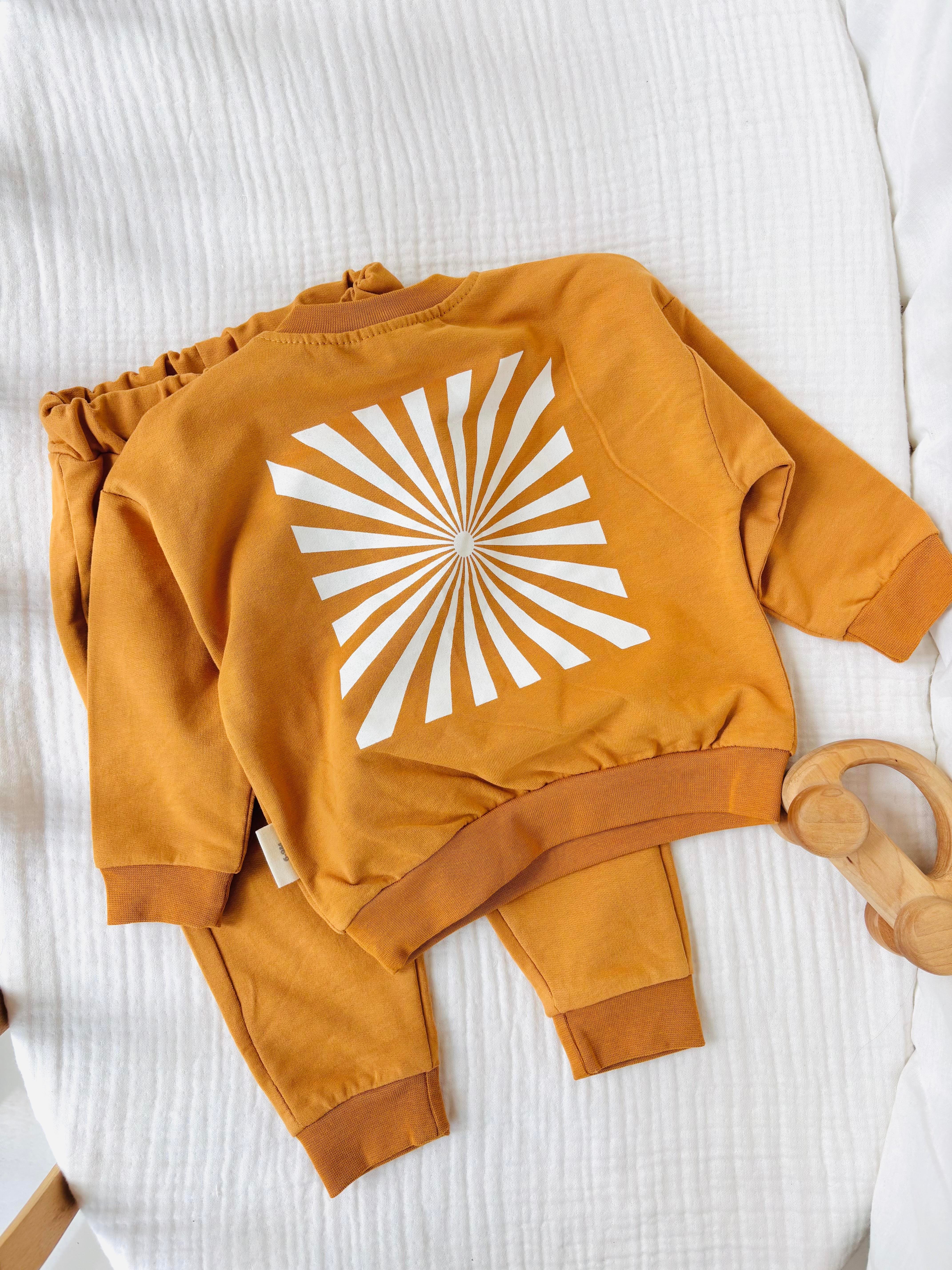 Retro Alt Üst Takım - Turuncu