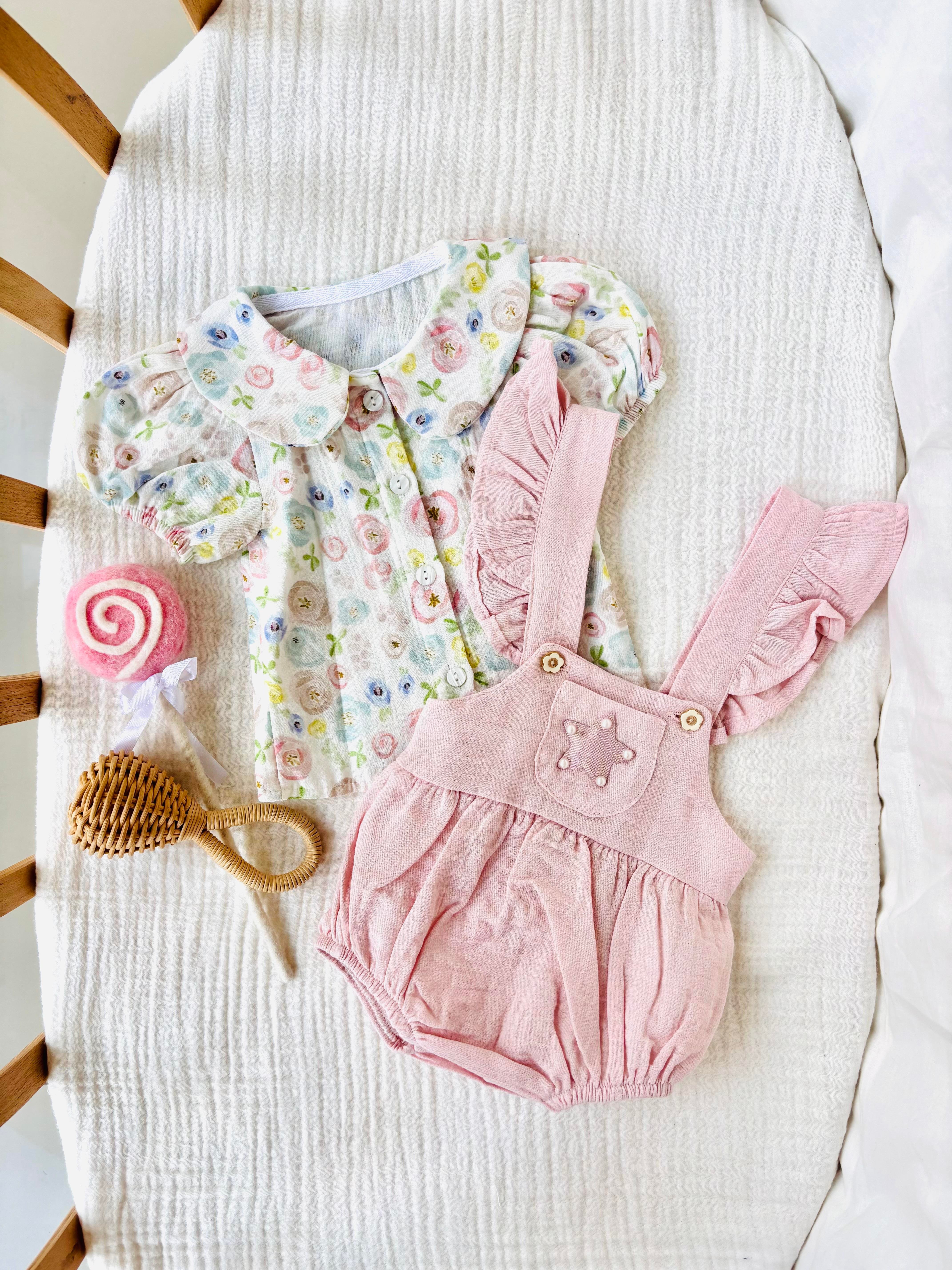 Rosita Gömlekli Romper Takım