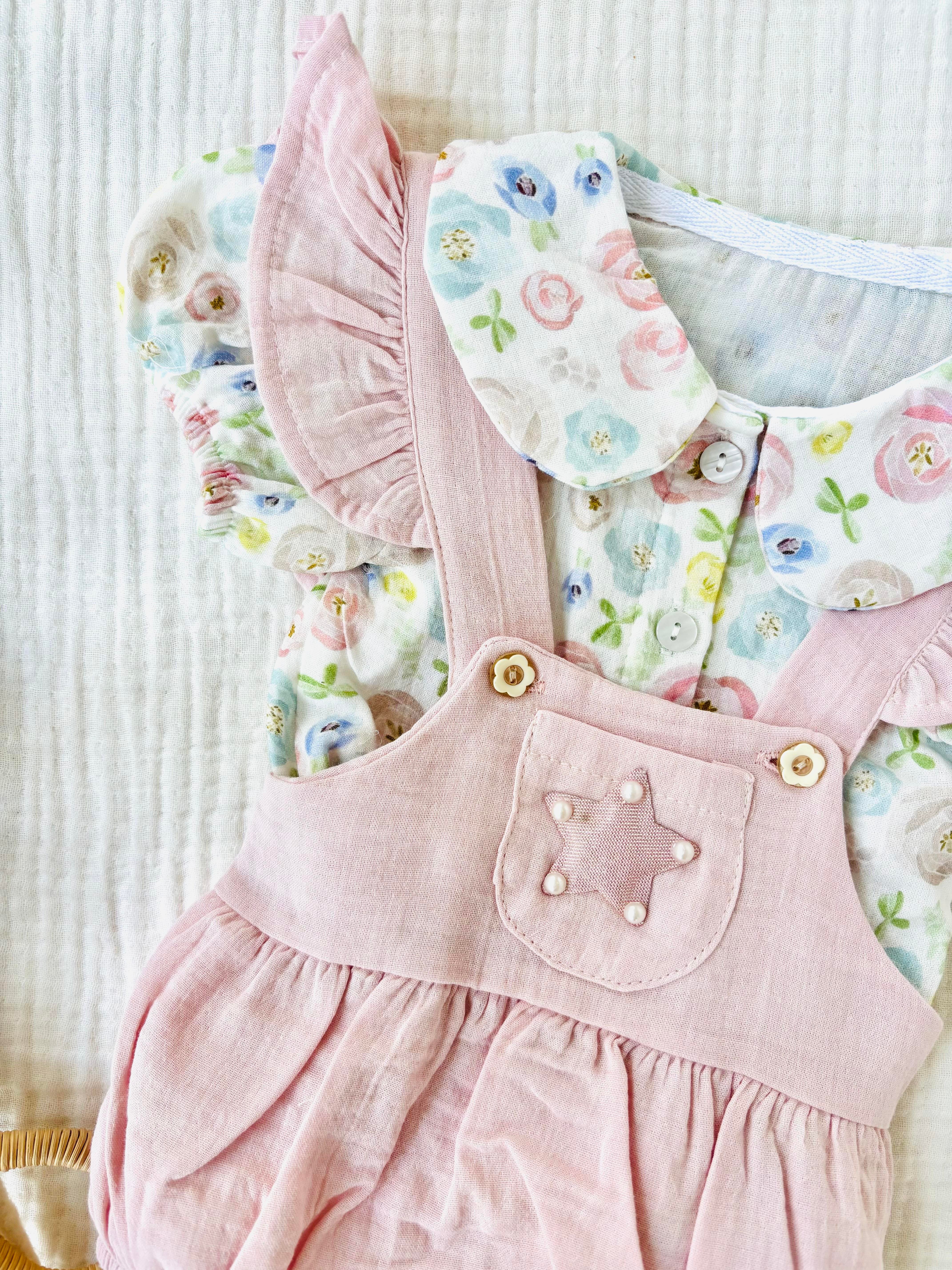 Rosita Gömlekli Romper Takım