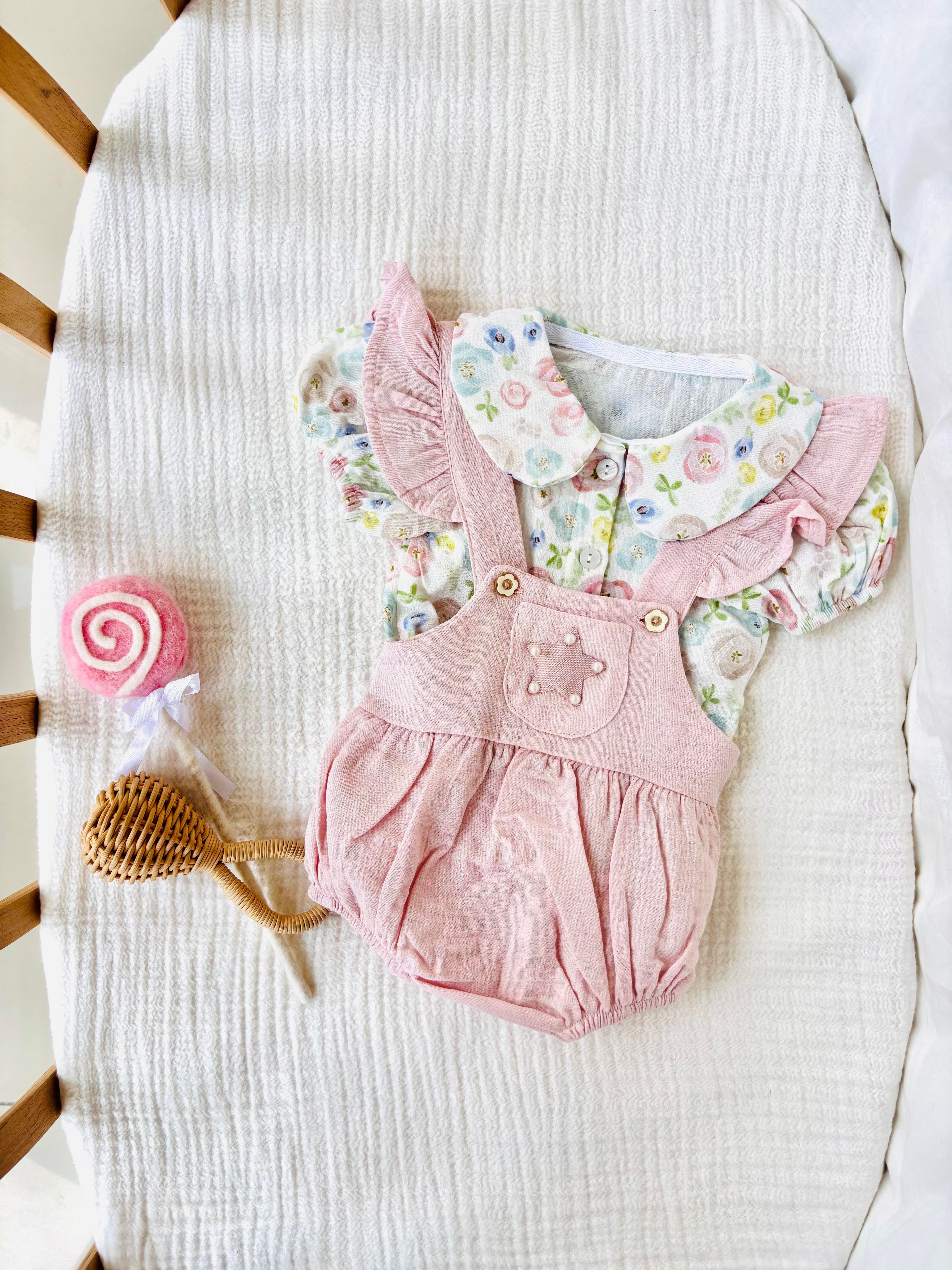 Rosita Gömlekli Romper Takım