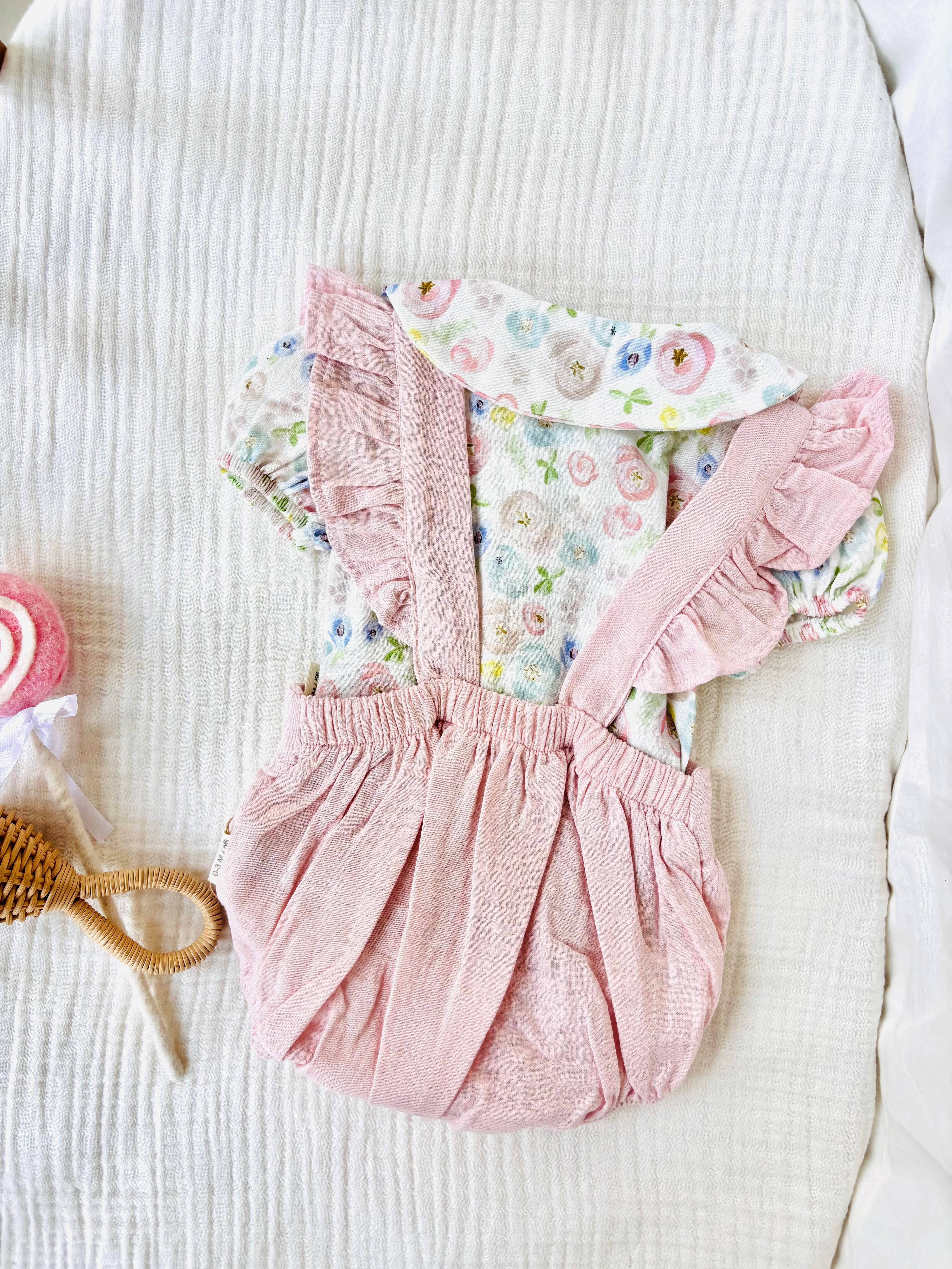 Rosita Gömlekli Romper Takım