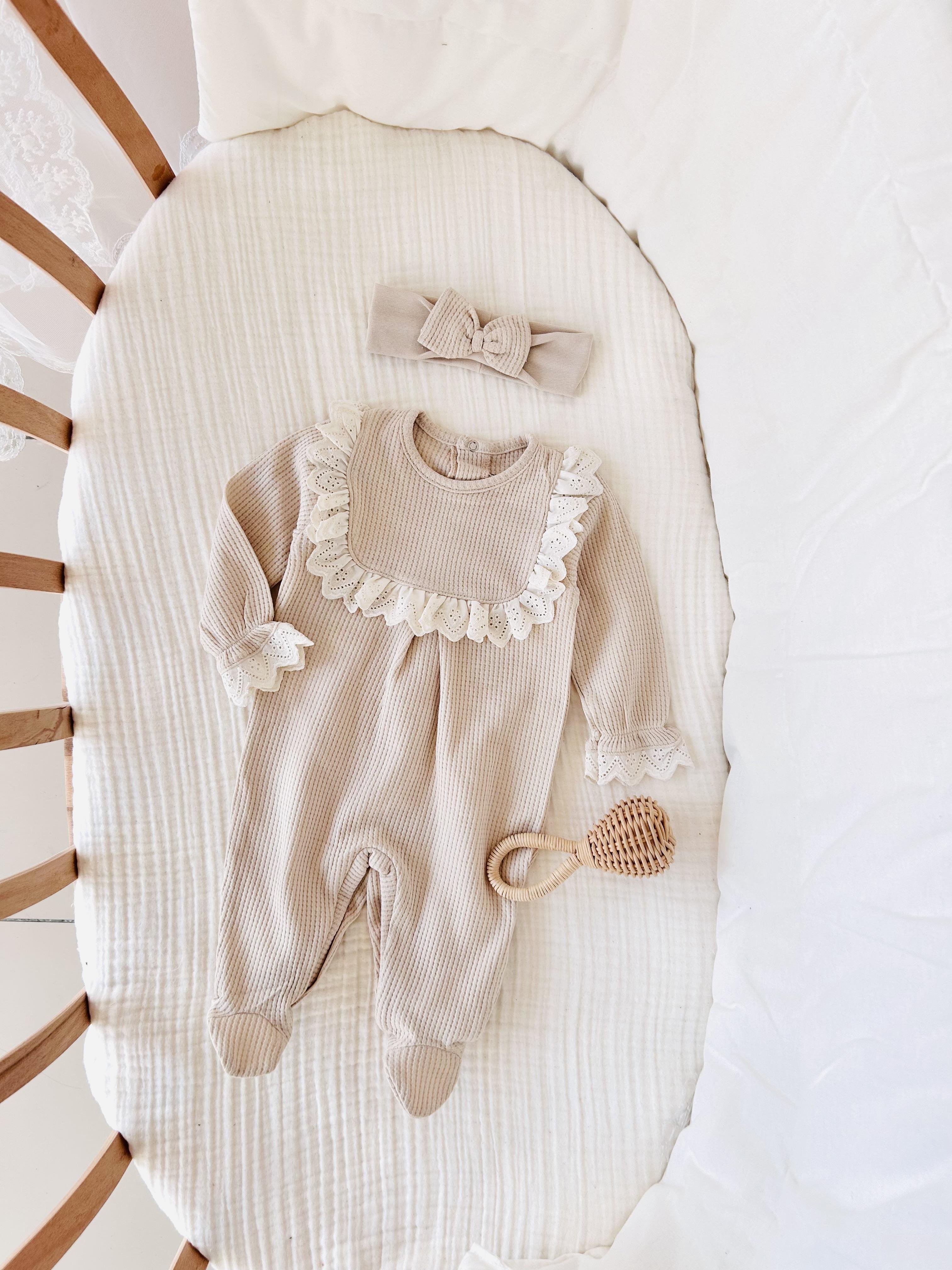 Sandra Bandanalı Tulum - Bej