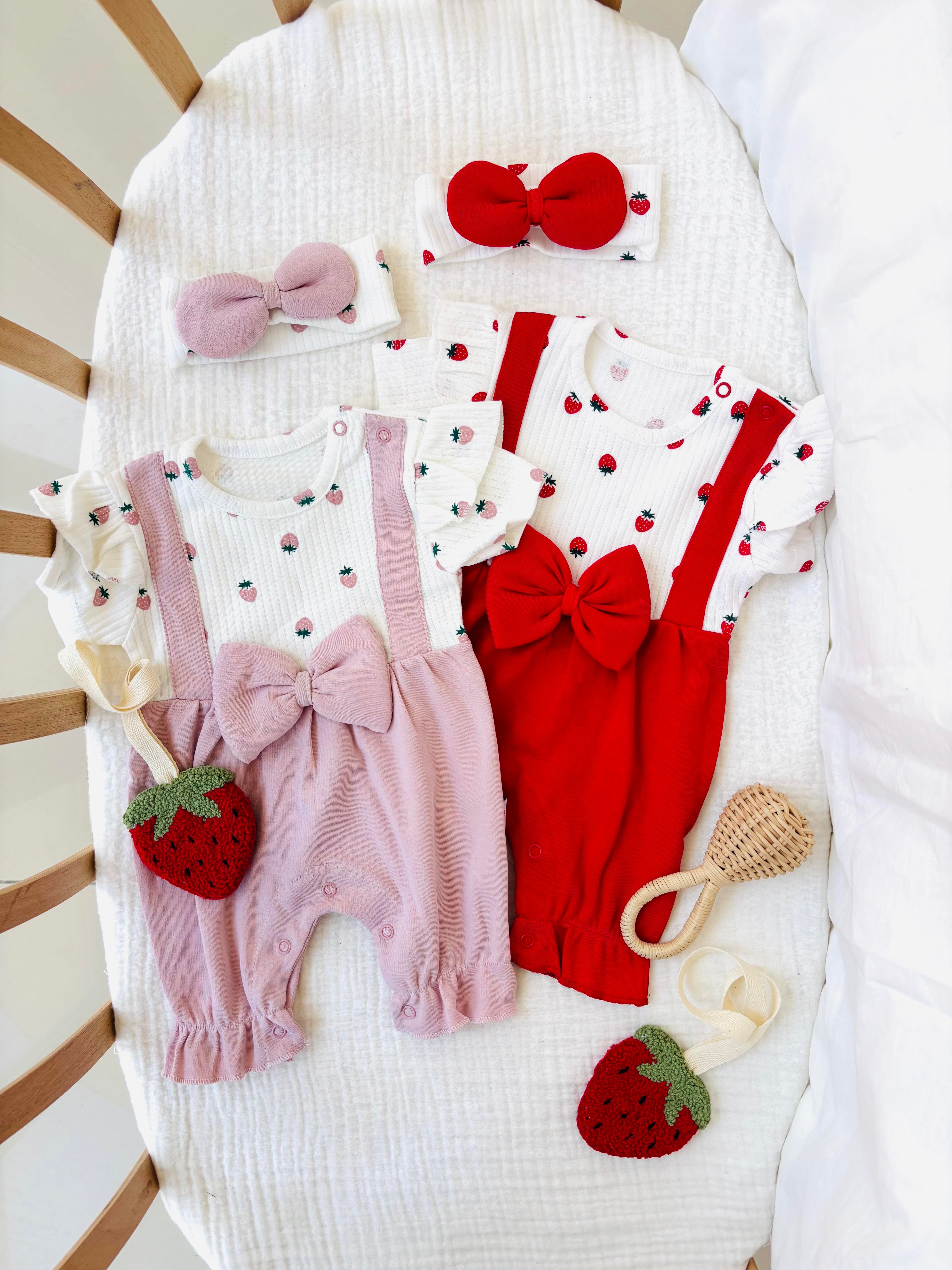 Strawberry Fiyonklu Tulum