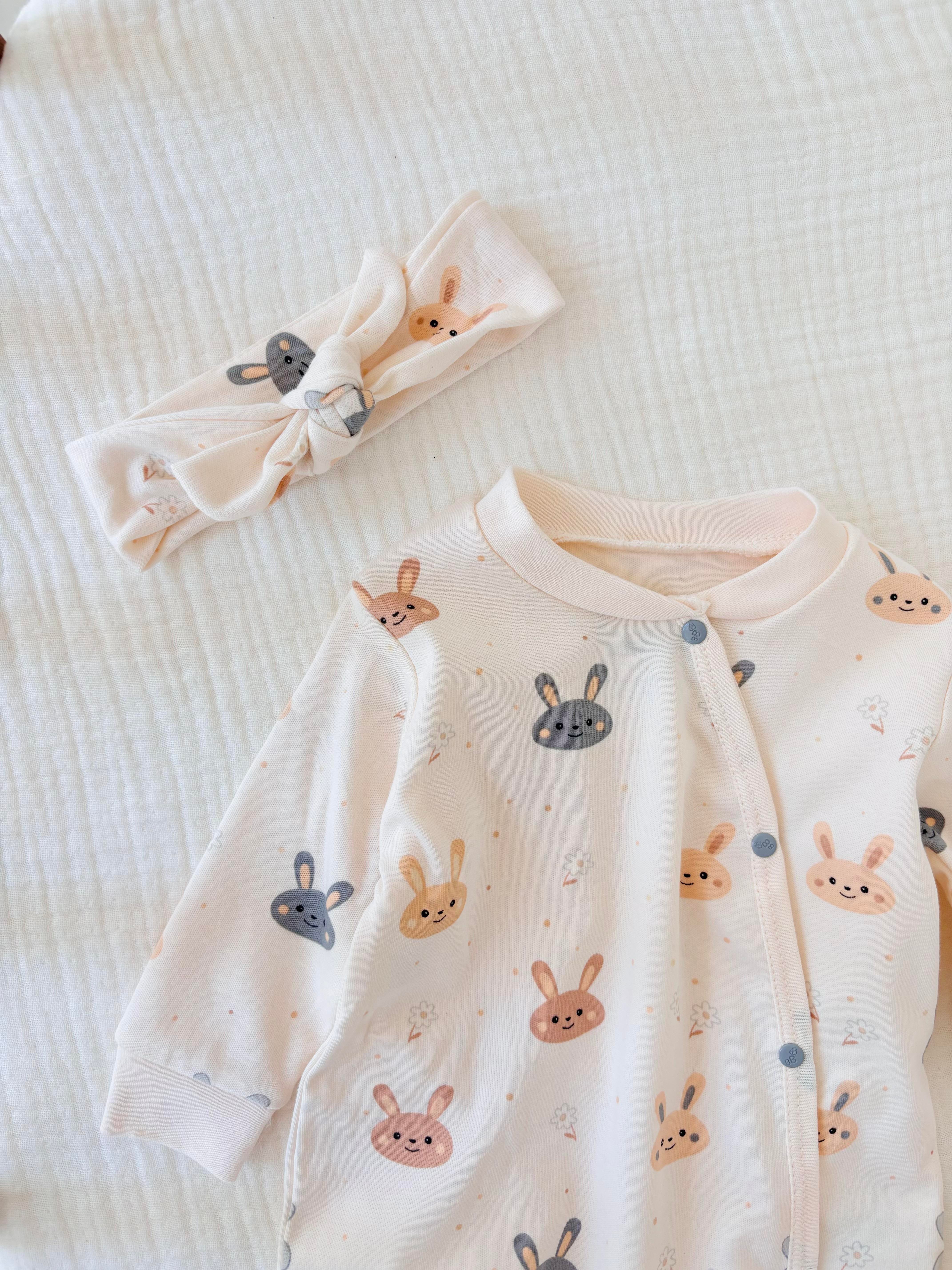 Tavşan Desenli Tulum