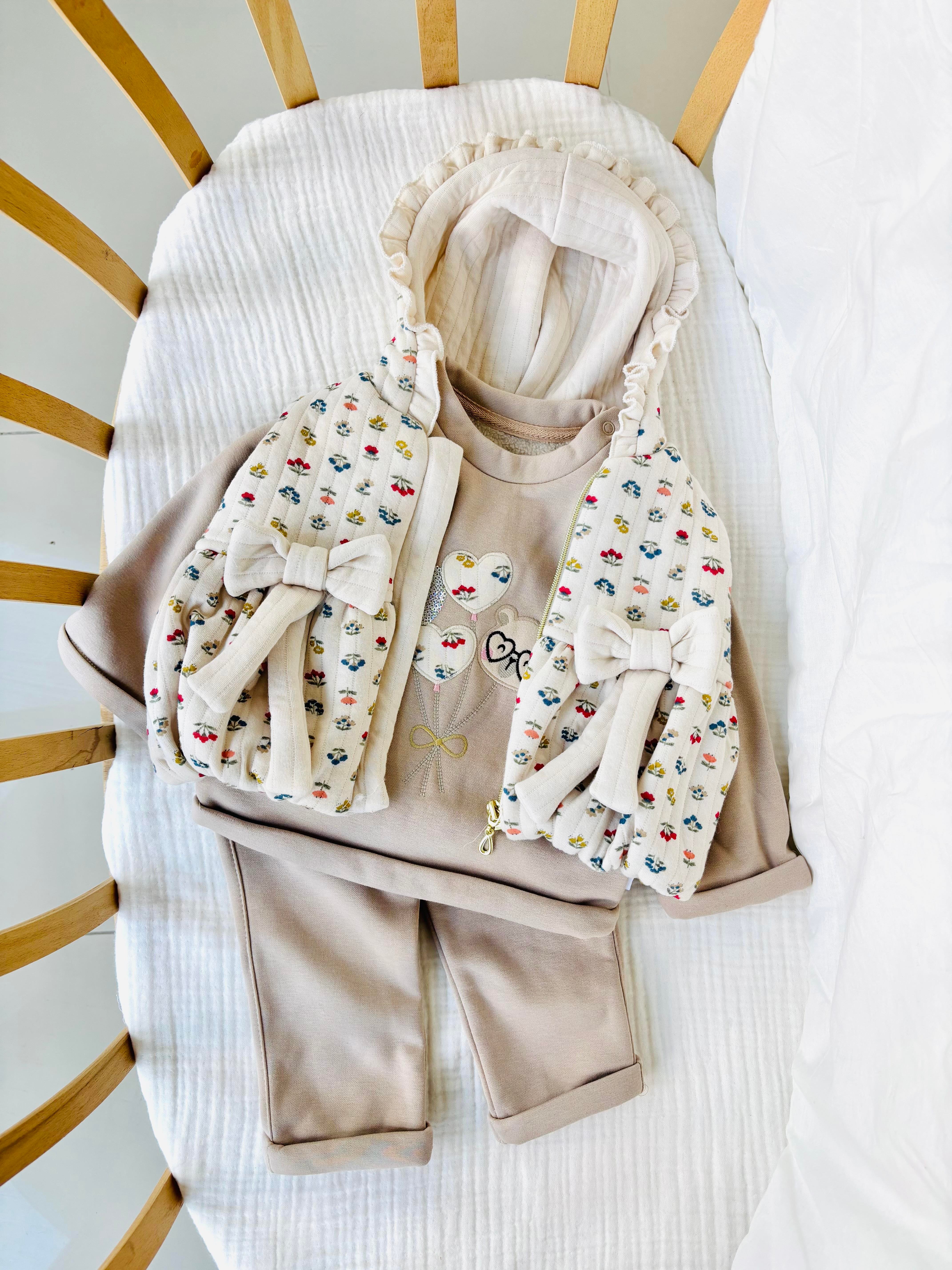 Tilly Yelekli 3 Parça Takım