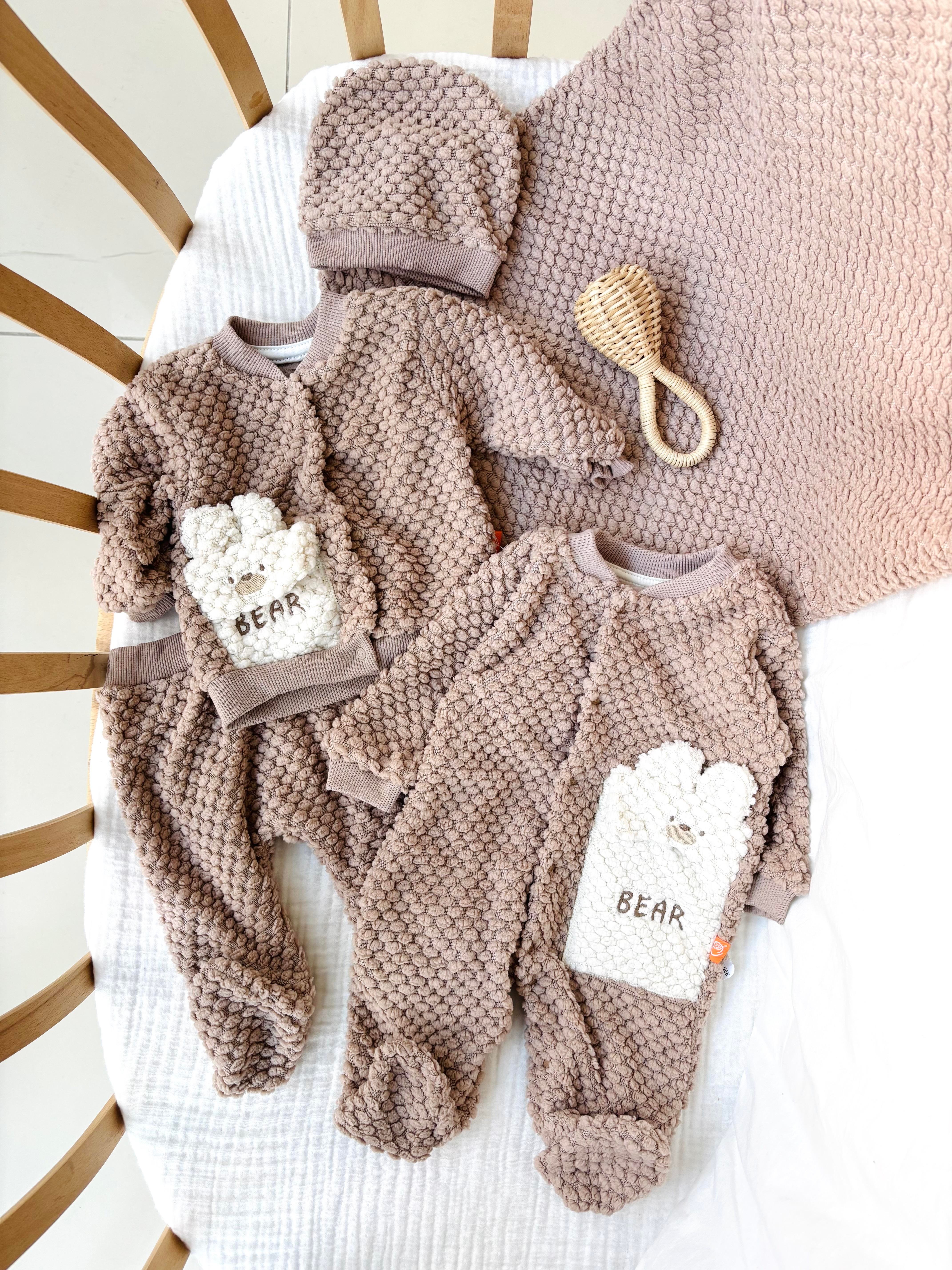 Yumoş Battaniyeli Takım - Kahve