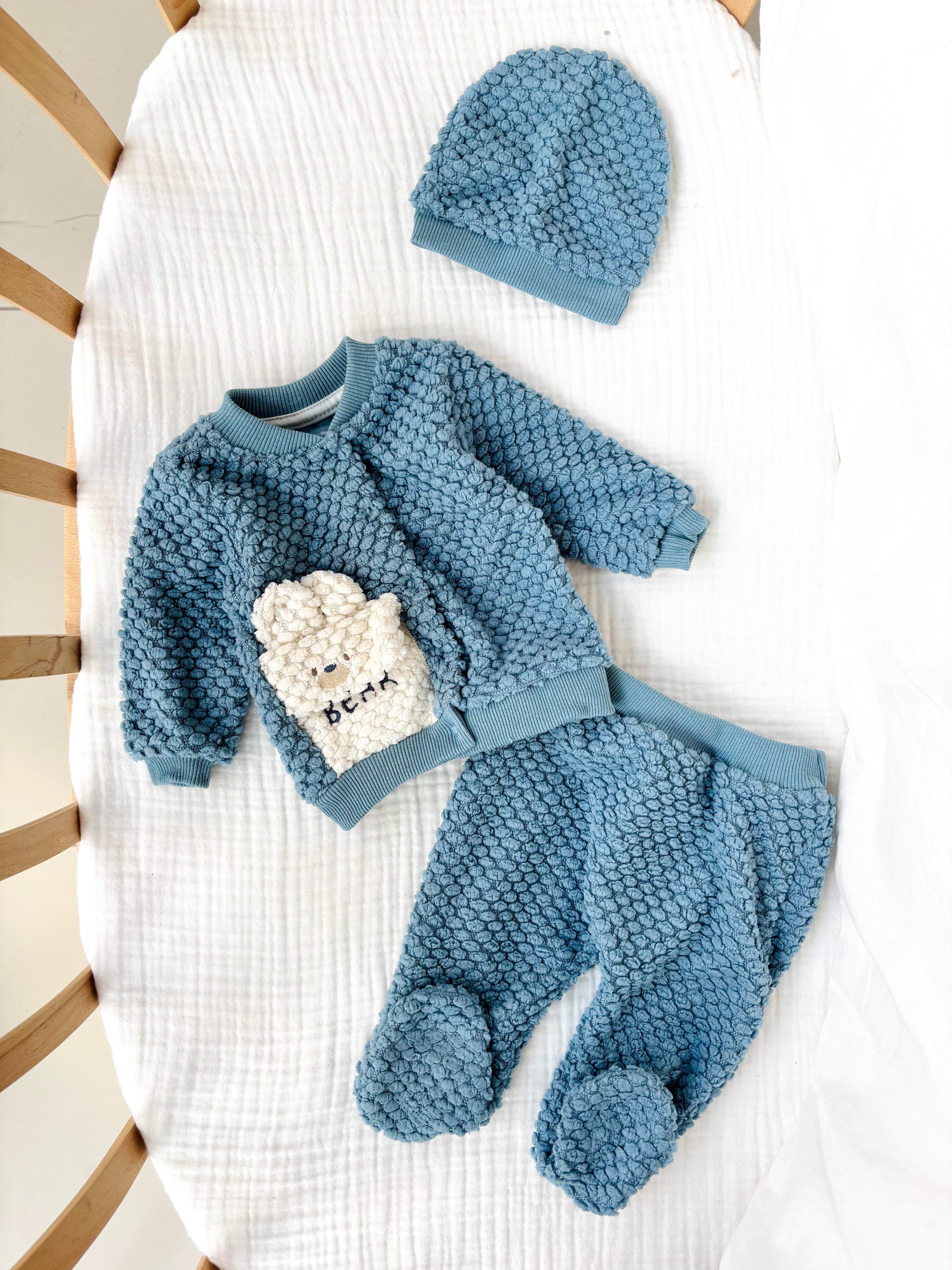 Yumoş Battaniyeli Takım - Mavi